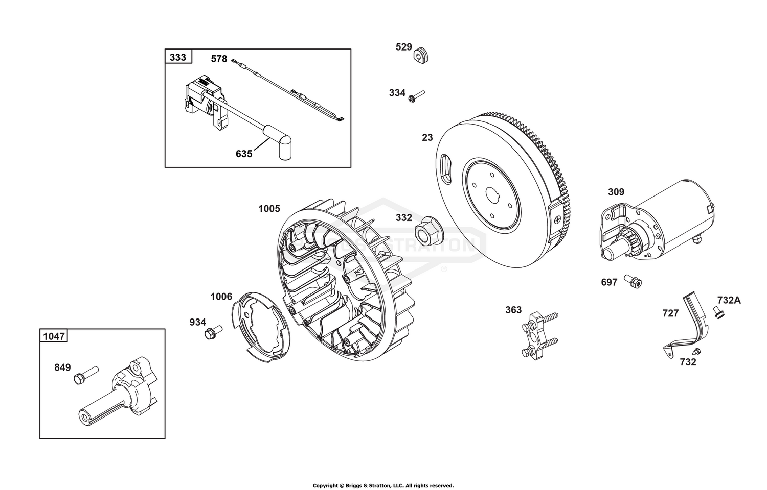 Flywheel, Ignition, and Starter Group