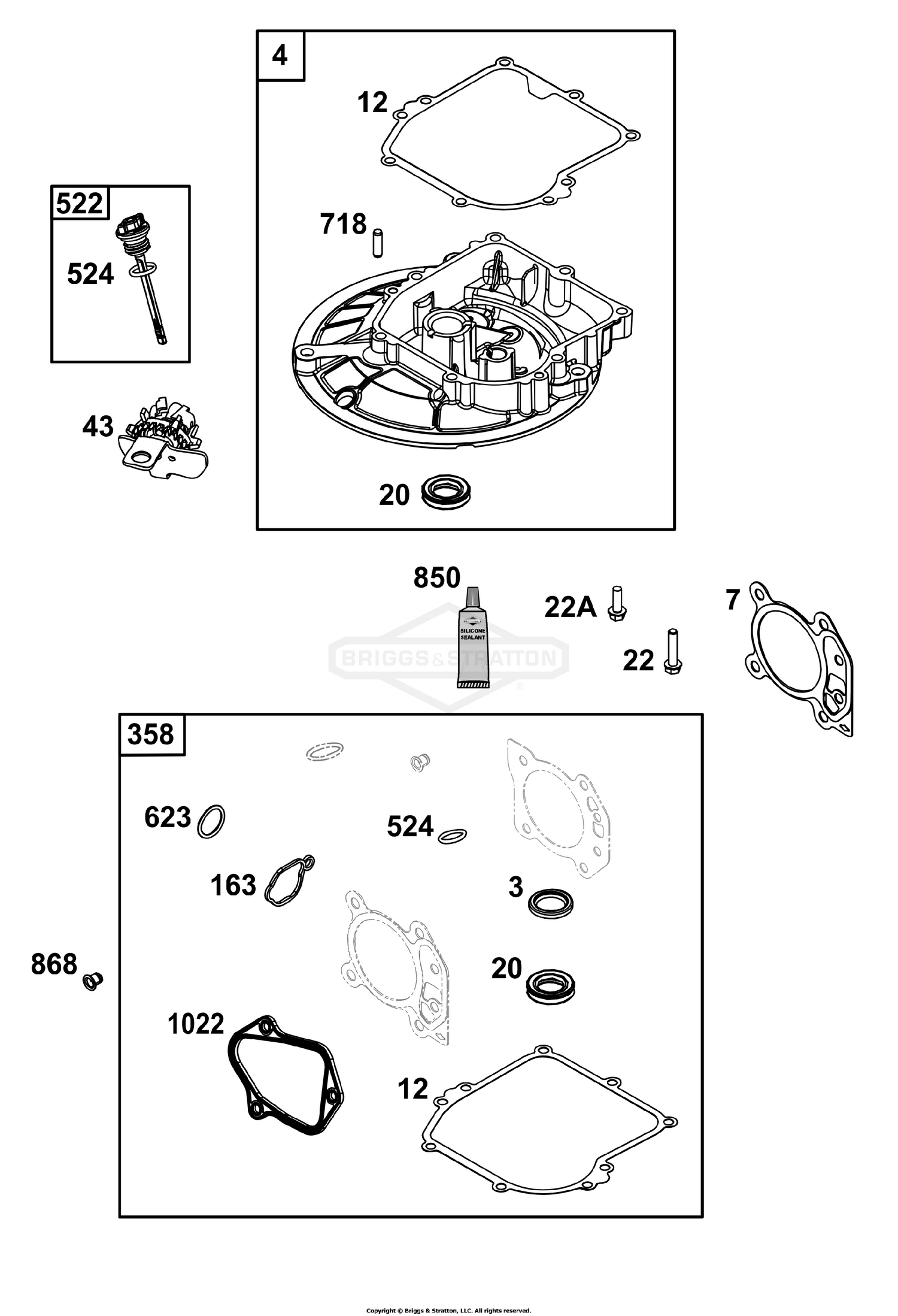 Crankcase Cover/Sump and Lubrication Group