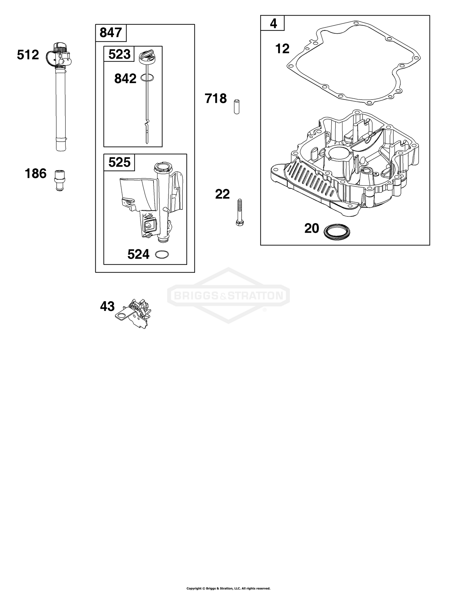 Crankcase Cover/Sump Group