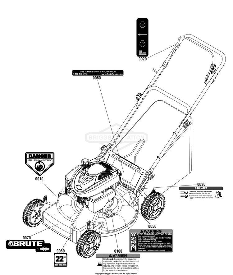 Brute lawn best sale mower bag