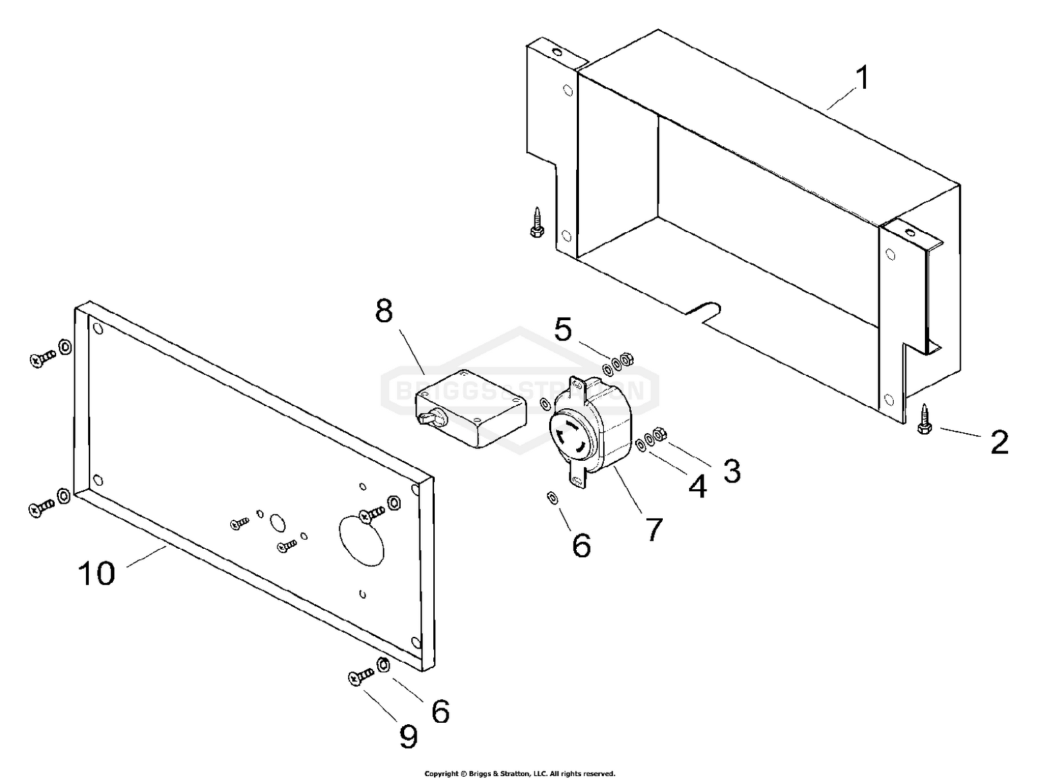 Box Outlet Panel Assembly