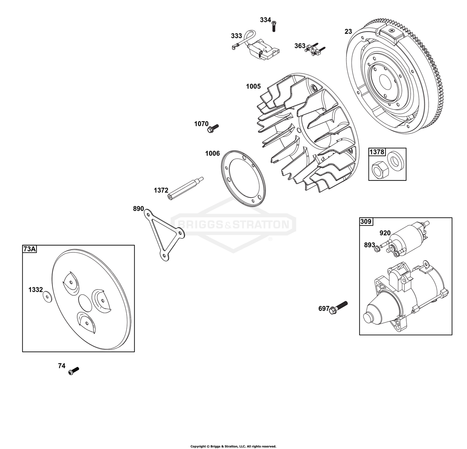 Flywheel/Ignition/Starter Group