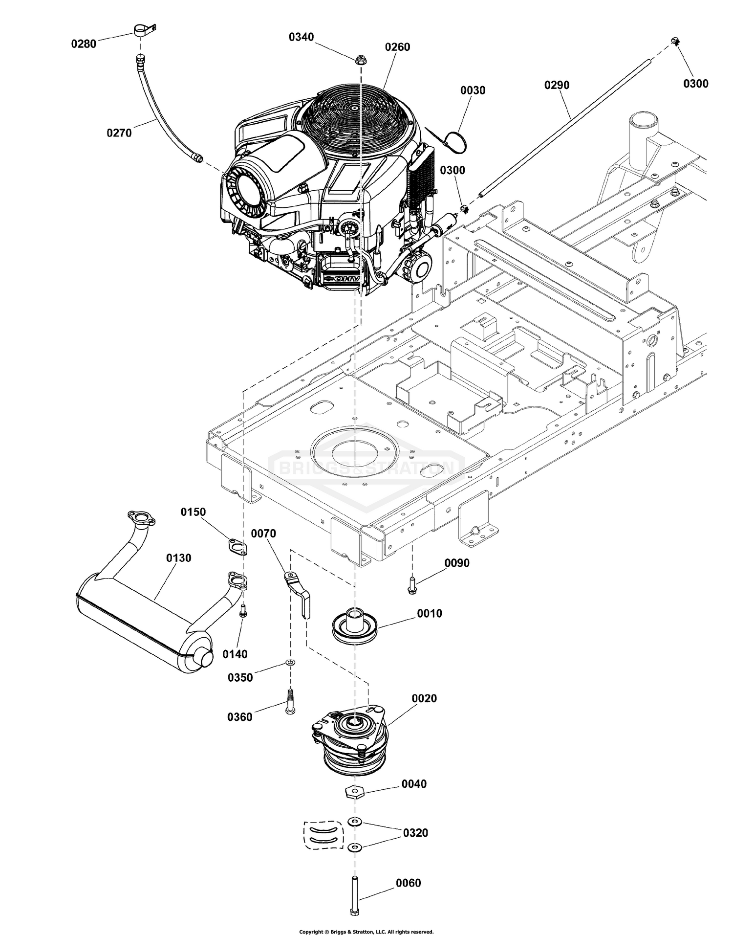 Engine and PTO Group - Briggs & Stratton 44T977