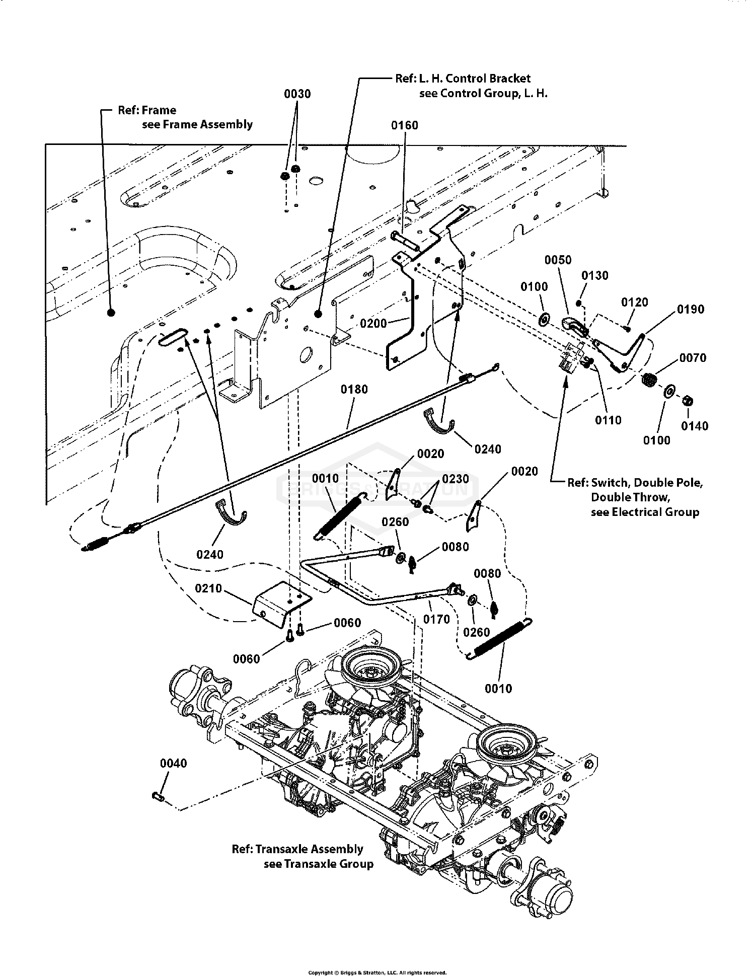 Park Brake Group, RZT 27460