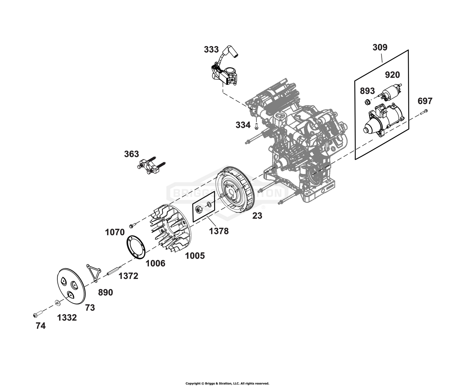 Flywheel, Ignition, and Starter Group