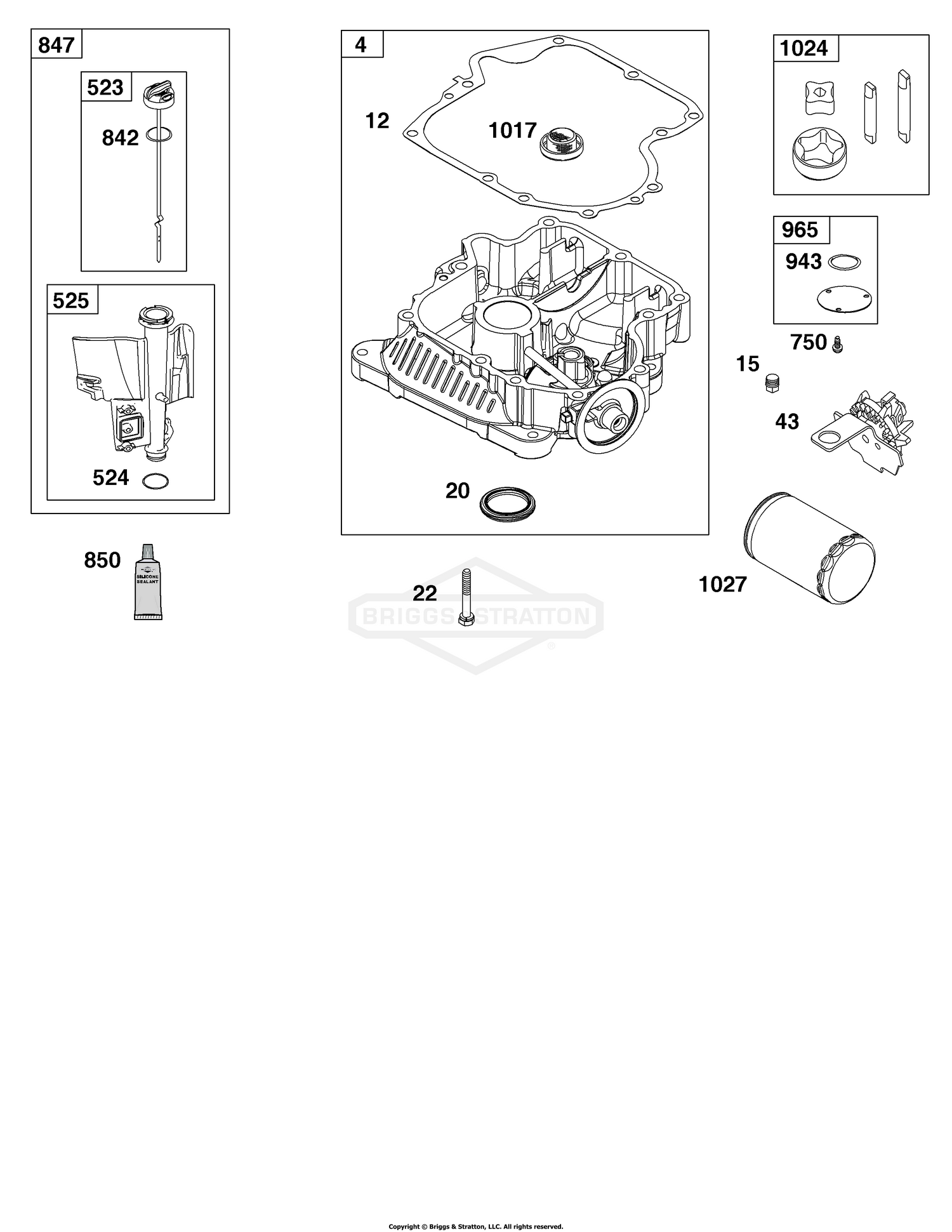 Crankcase Cover/Sump and Lubrication Group