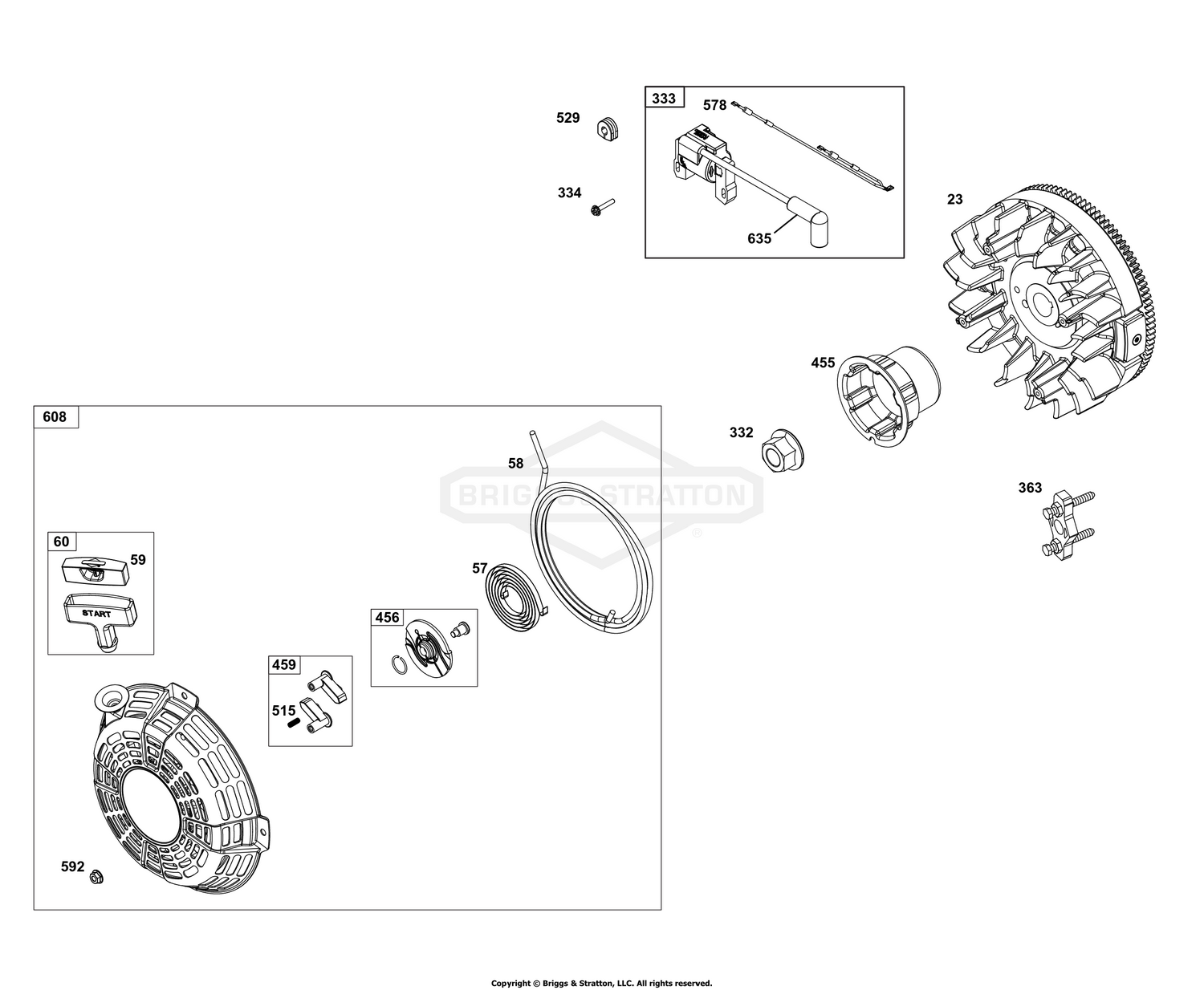 Flywheel, Ignition, and Starter Group