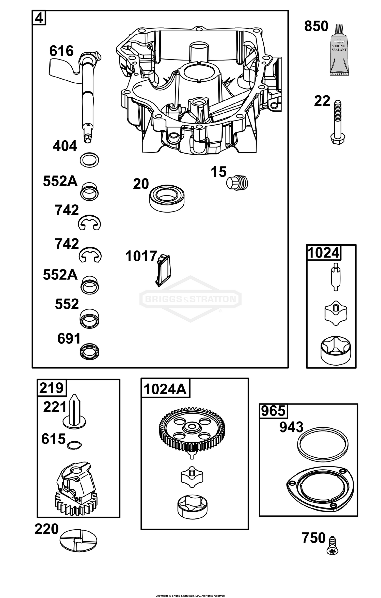 Crankcase Cover/Sump Group