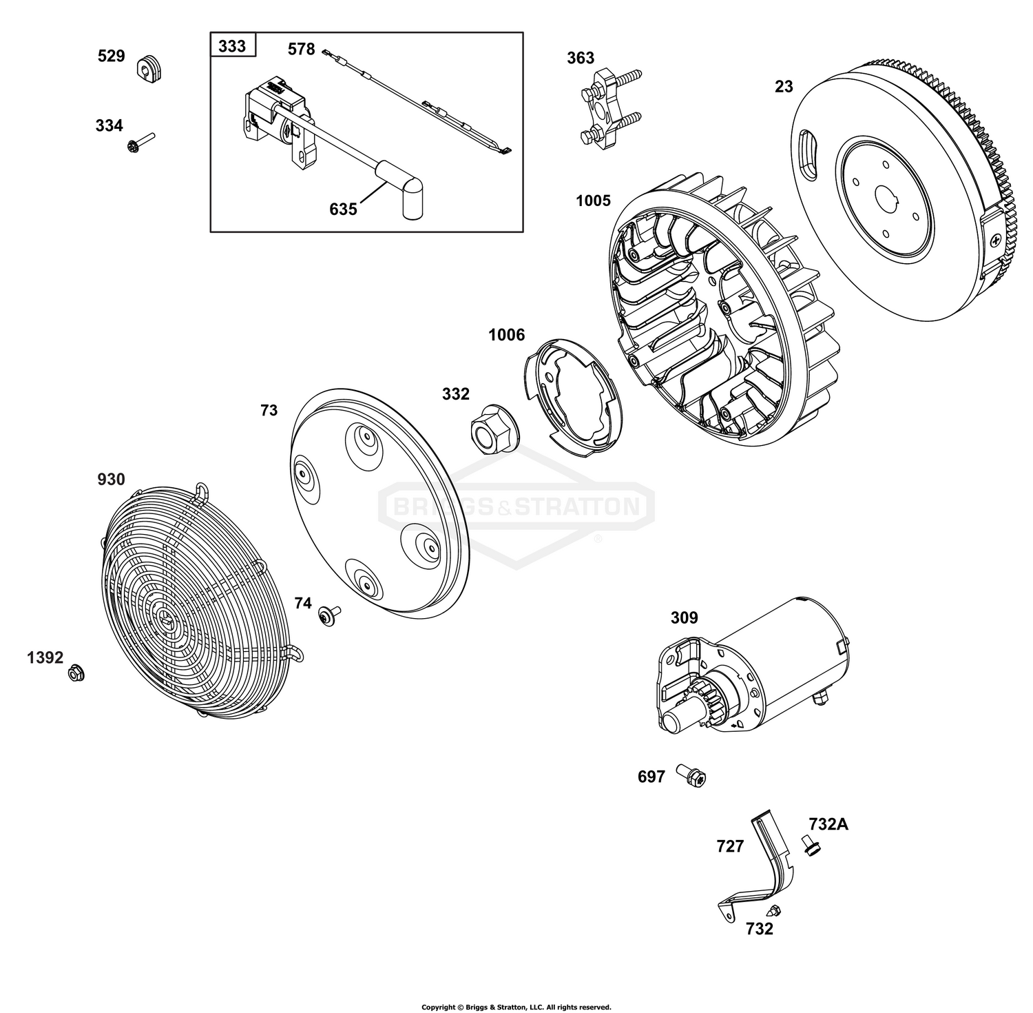 Flywheel, Ignition, and Starter Group