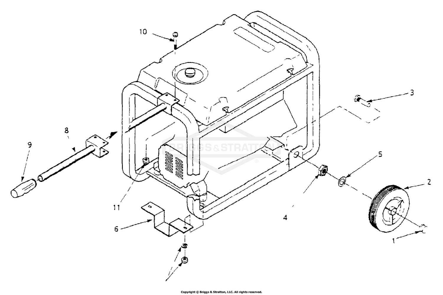Wheel Kit Replacement Parts (10/95)