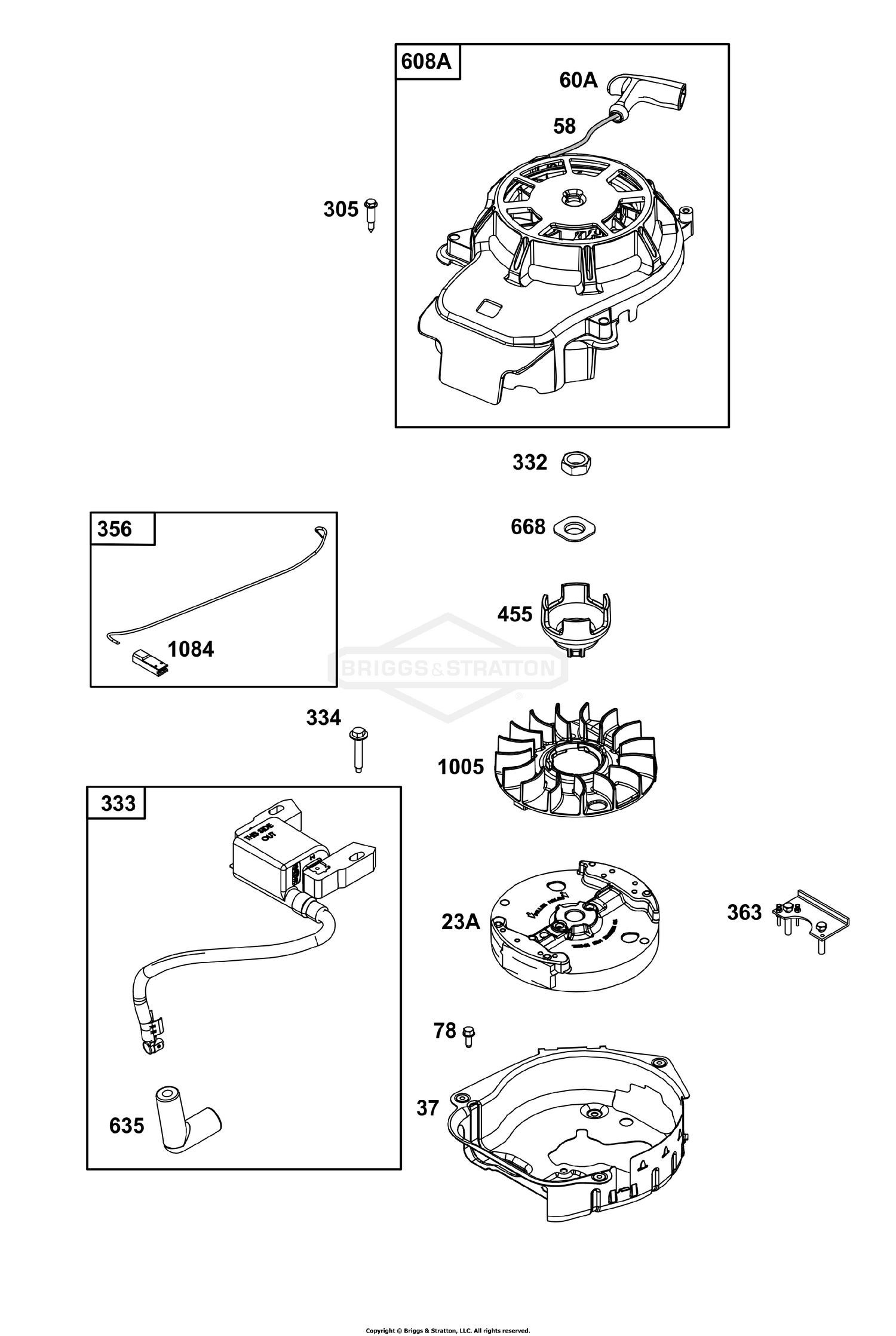 Flywheel, Ignition, and Starter Group