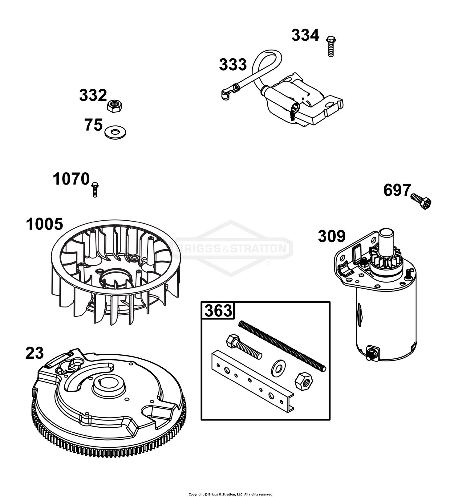 Flywheel, Ignition, and Starter Group