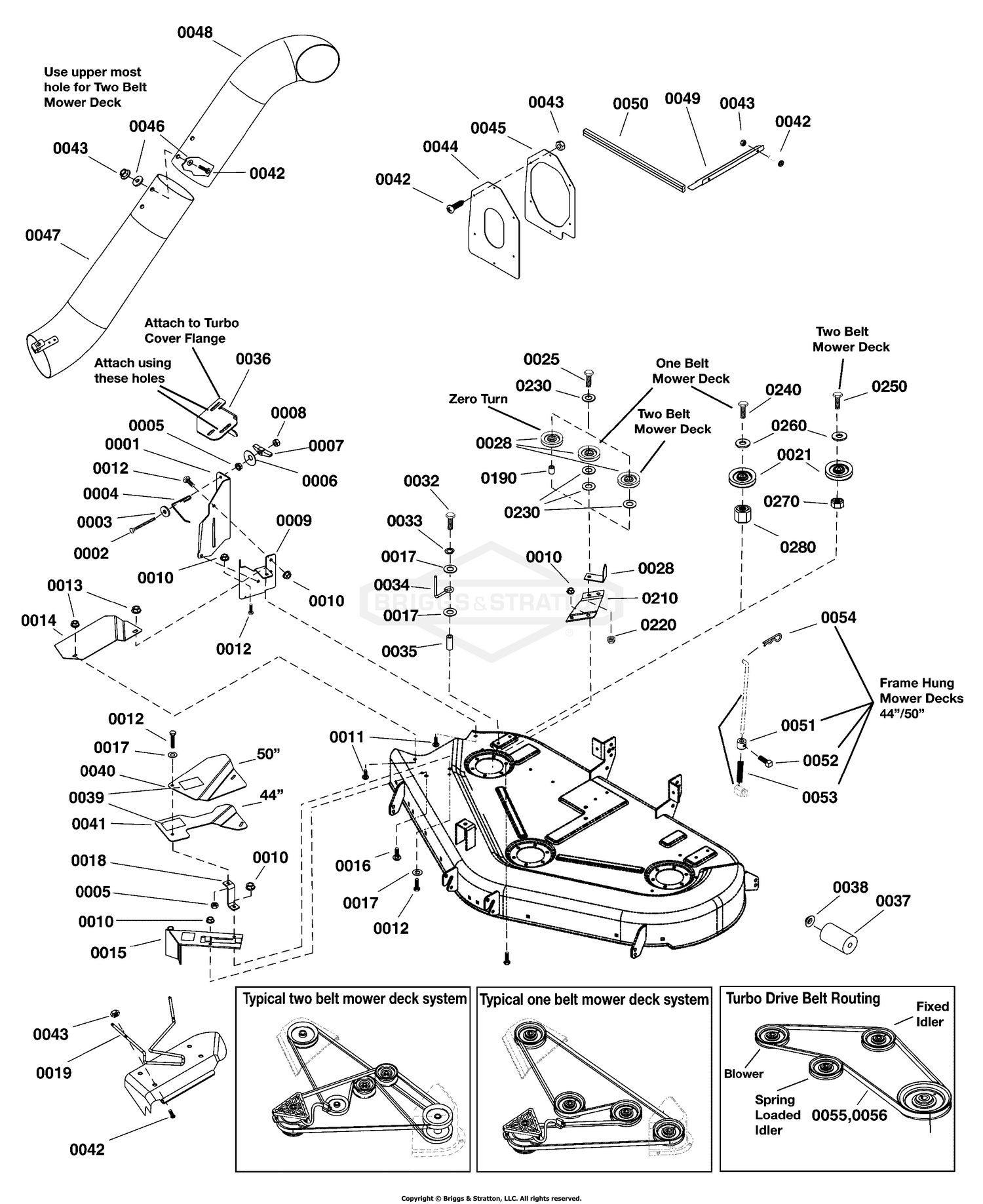 Turbo Mounting Group - Steel Arbors