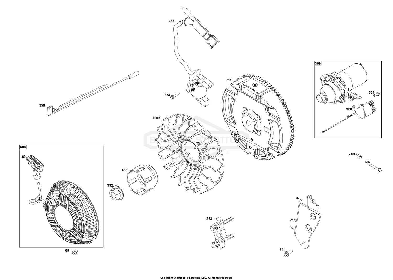 Flywheel, Ignition, and Starter Group