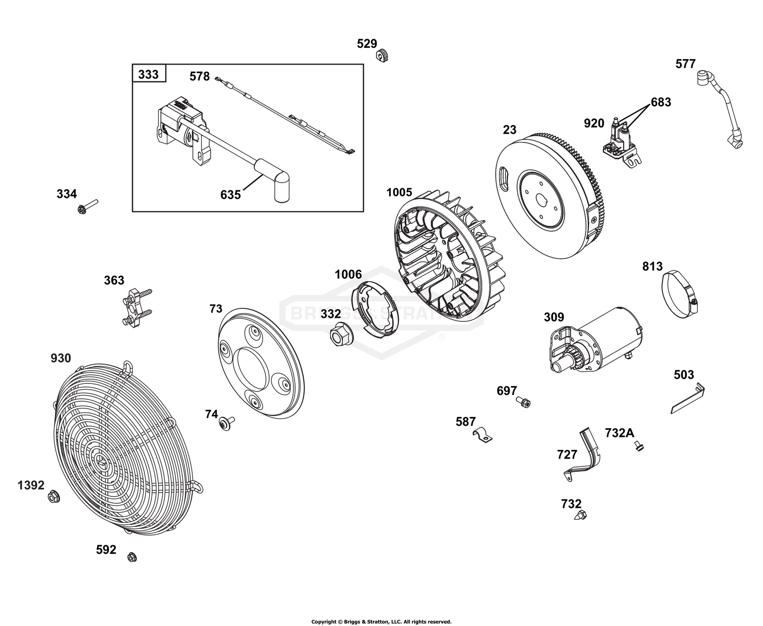 Flywheel, Ignition, and Starter Group