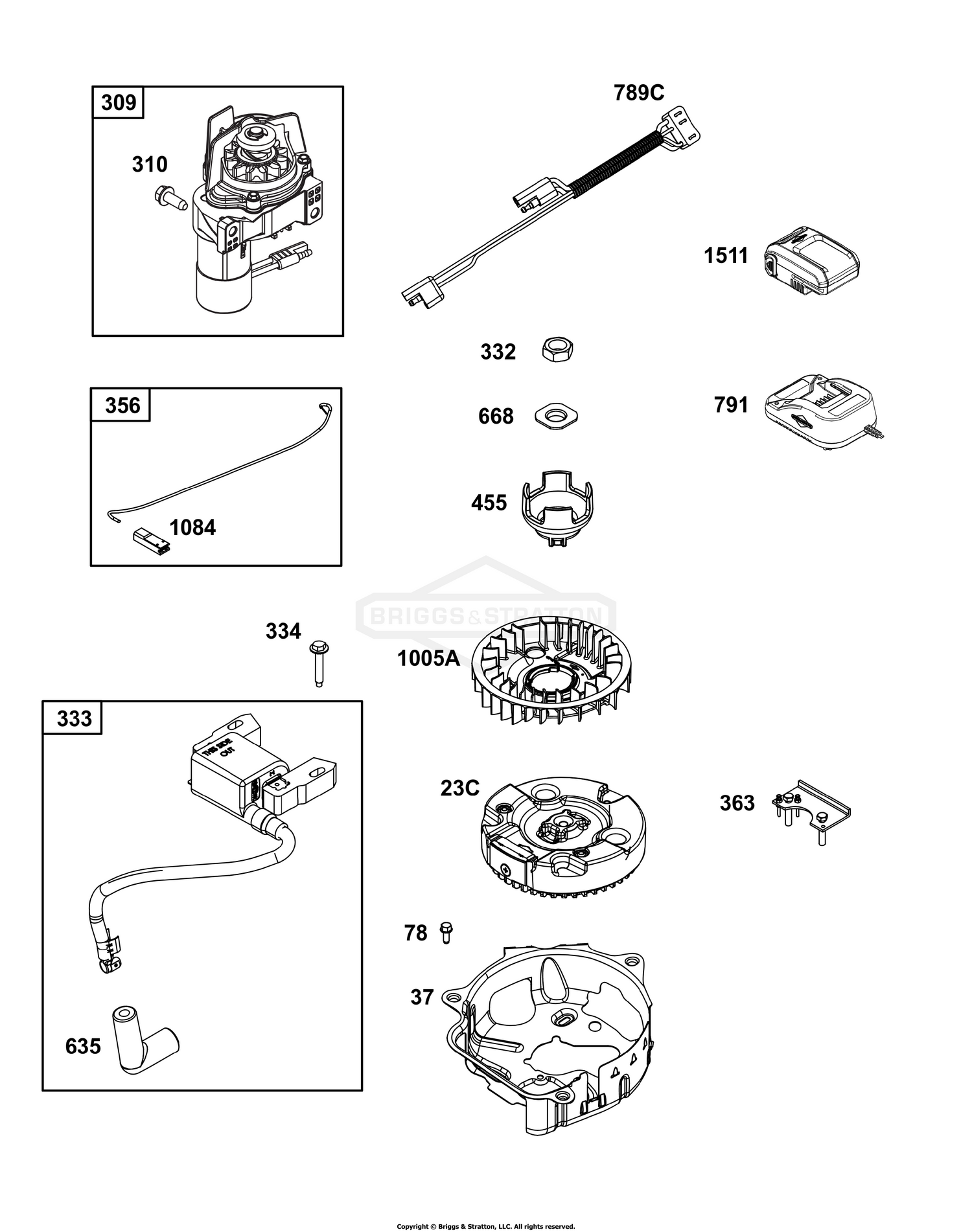 Flywheel, Ignition, and Starter Group