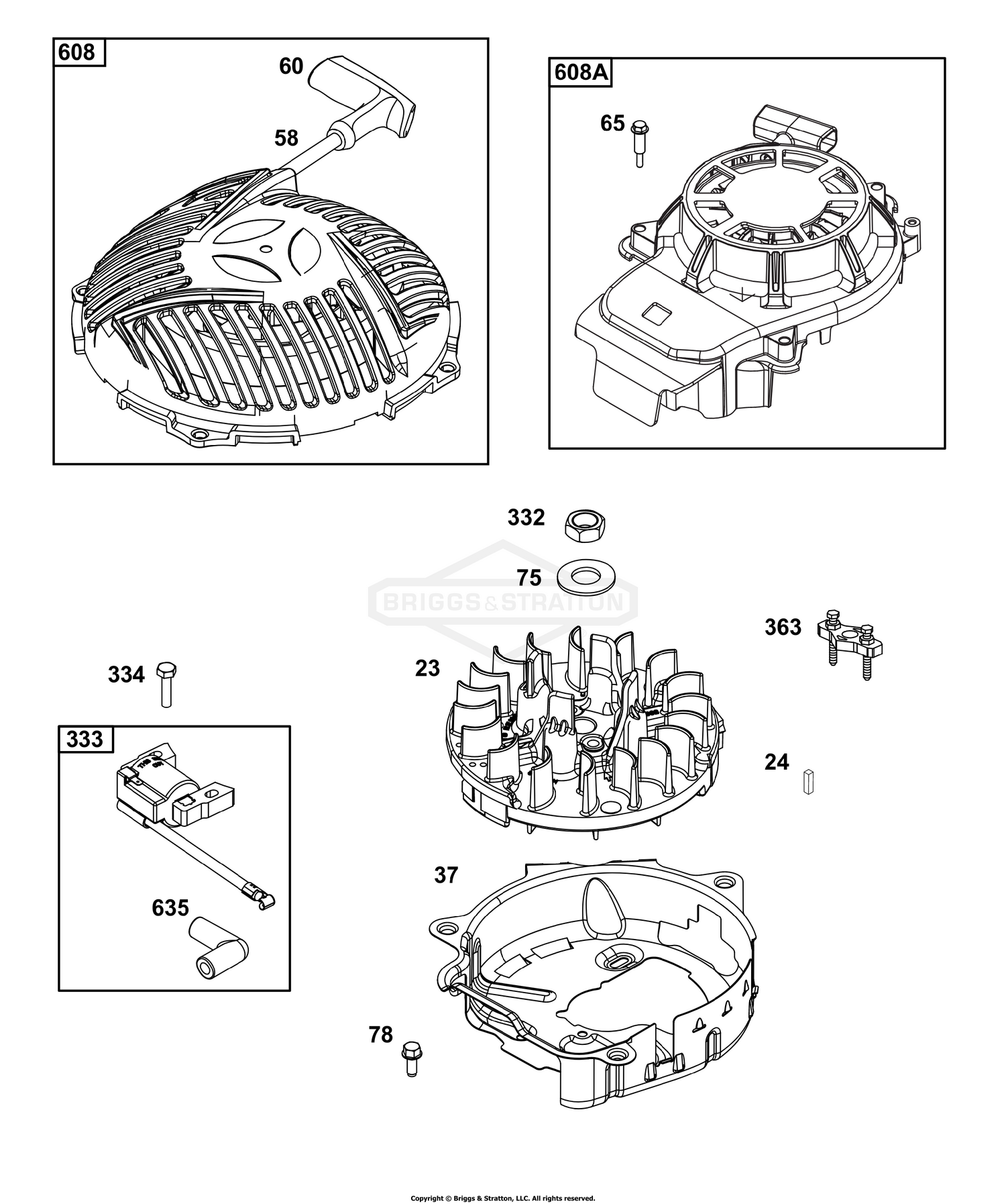 Flywheel, Ignition, and Starter Group