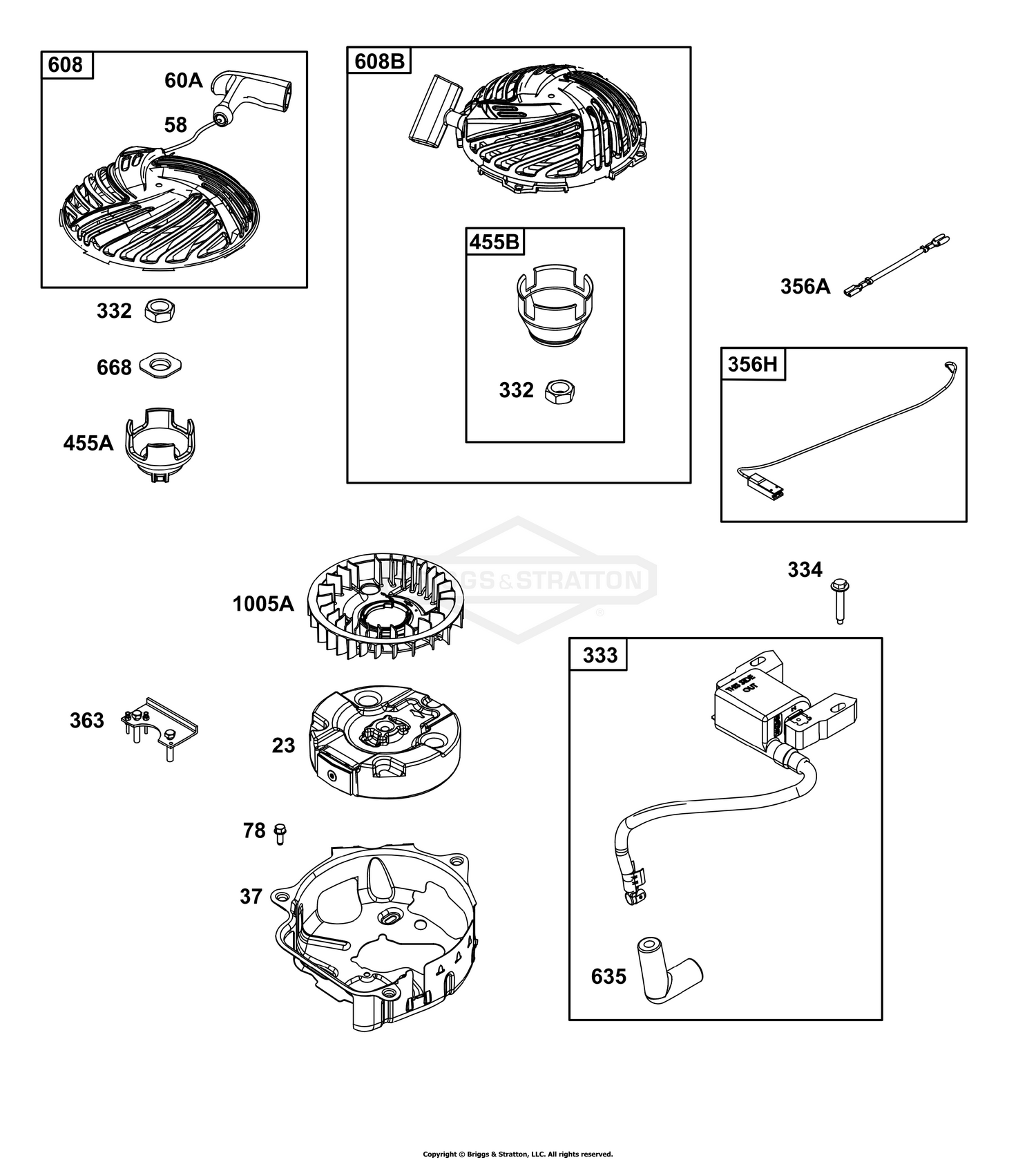Flywheel, Ignition, and Starter Group