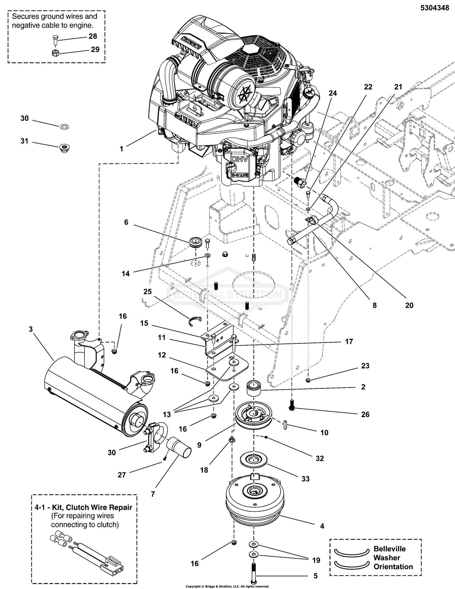 Engine & PTO Group - Kawasaki FX1000