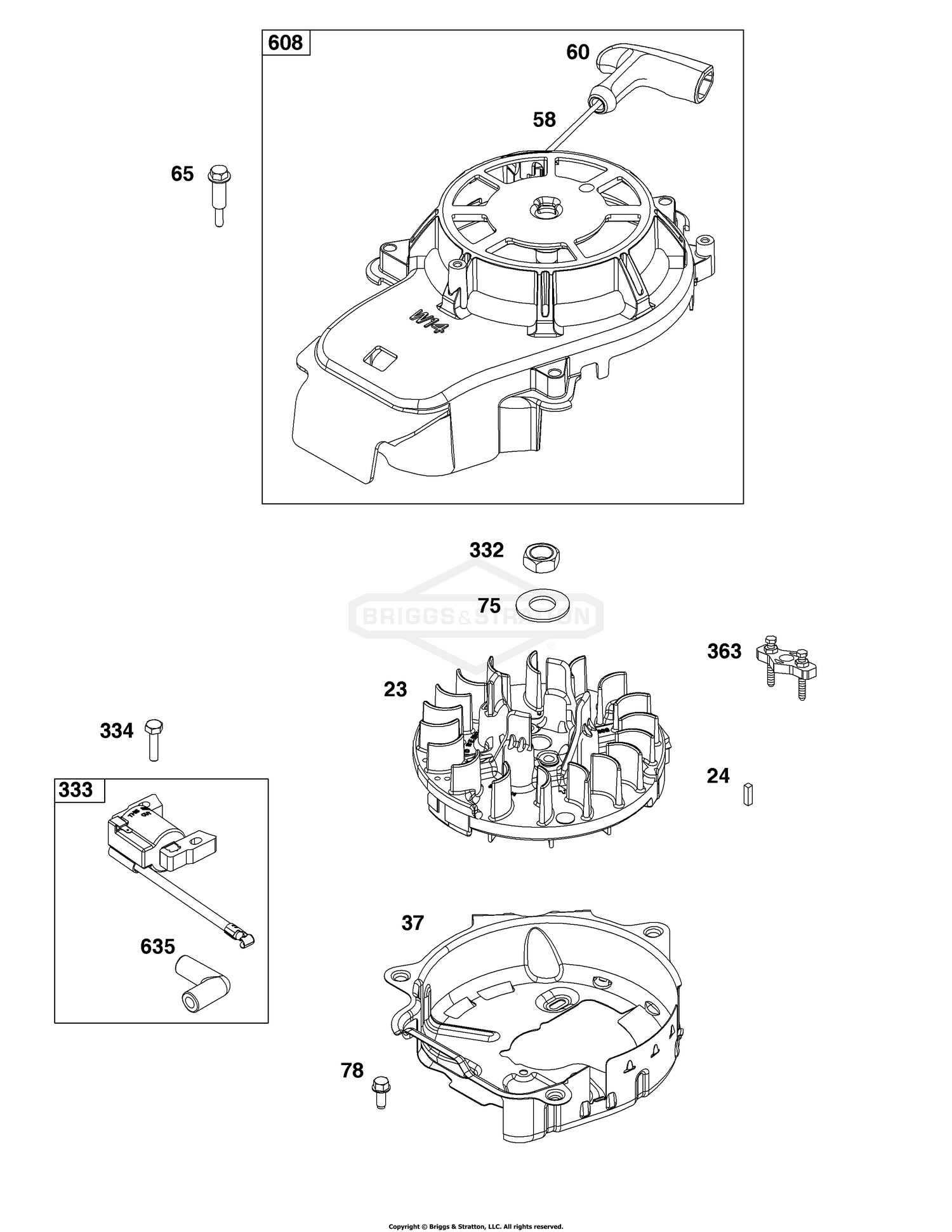 Flywheel, Ignition, and Starter Group