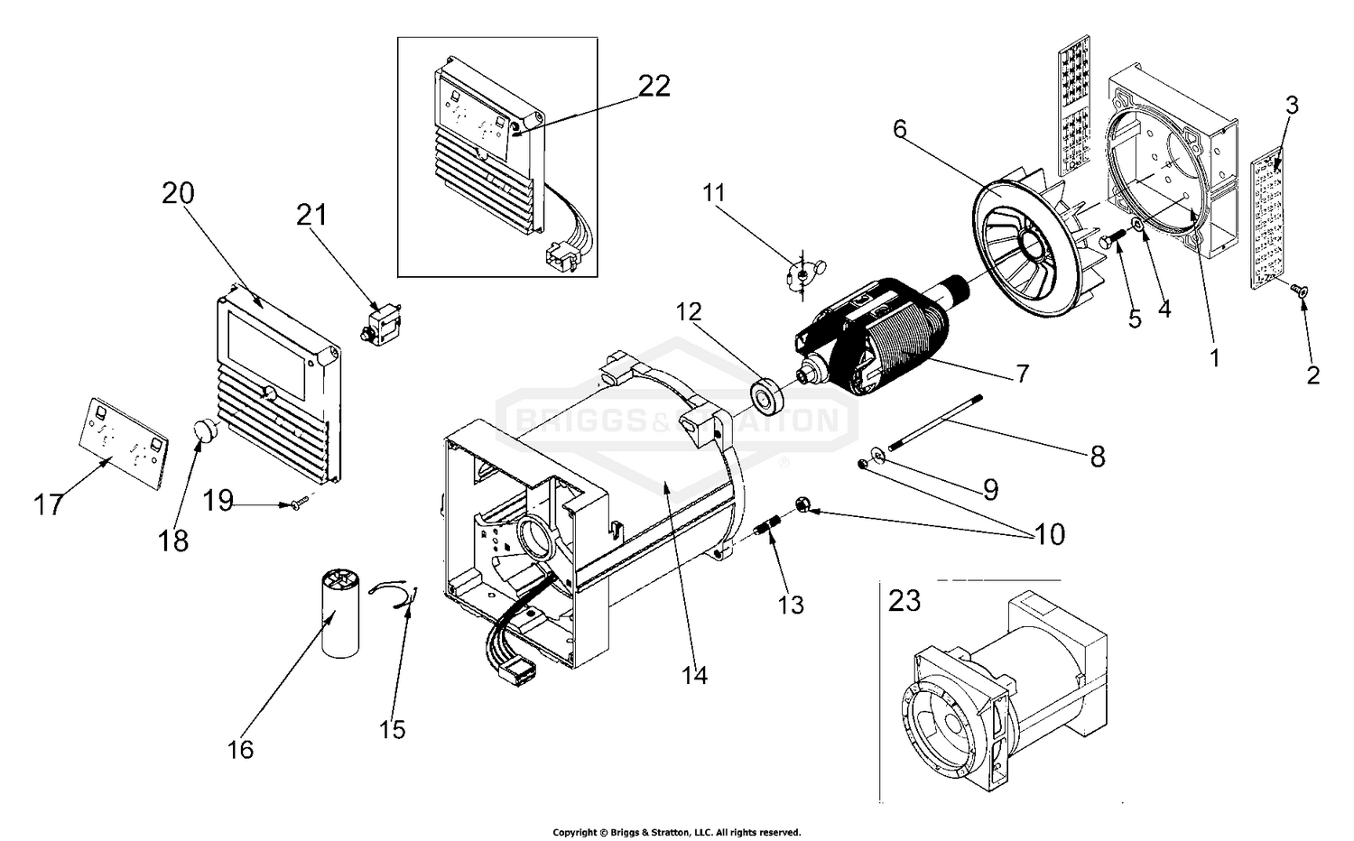 Alternator & Outlet Panel