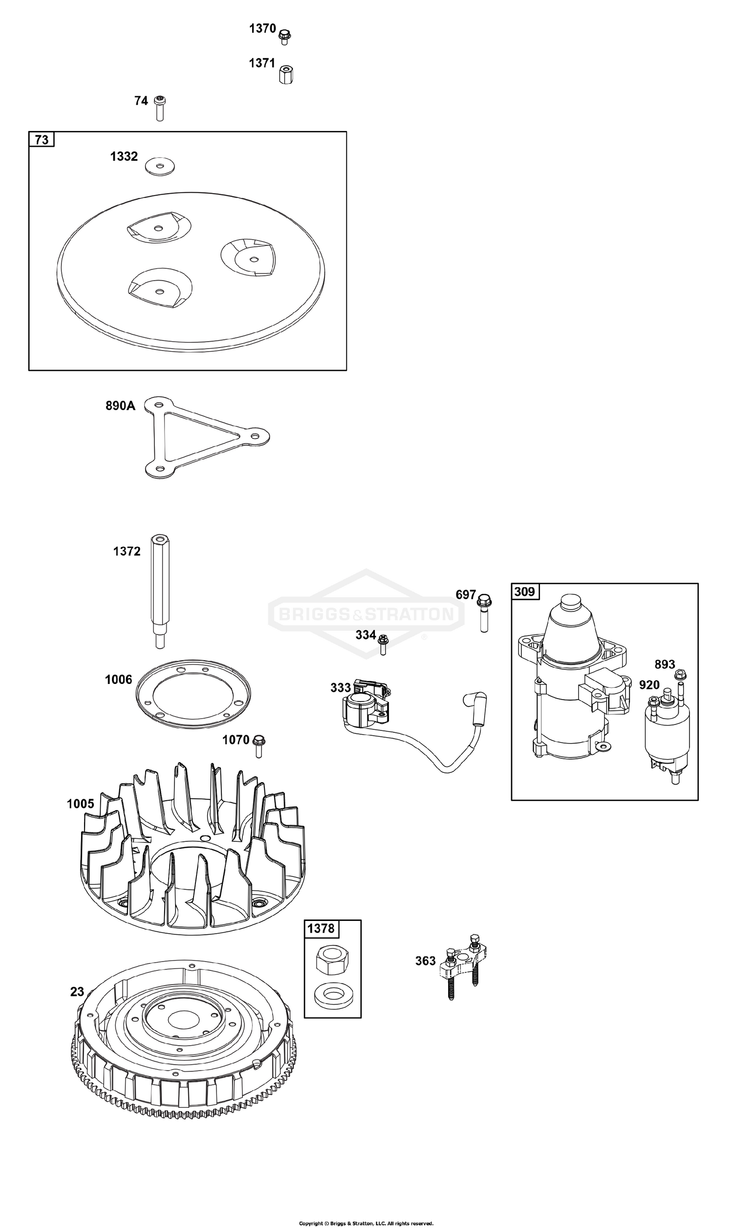 Flywheel, Ignition, and Starter Group
