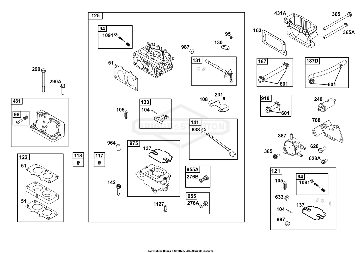 Carburetor and Fuel Supply Group