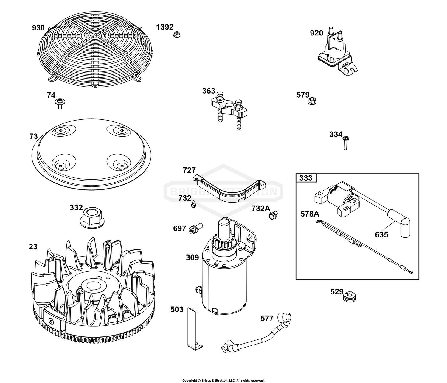 Flywheel, Ignition, and Starter Group
