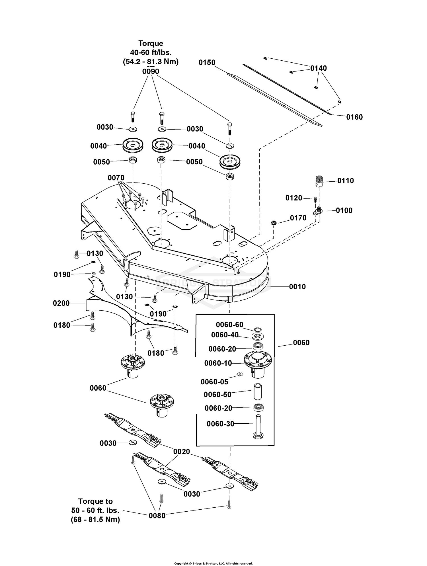 48" Mower Deck - Housing & Arbor Group