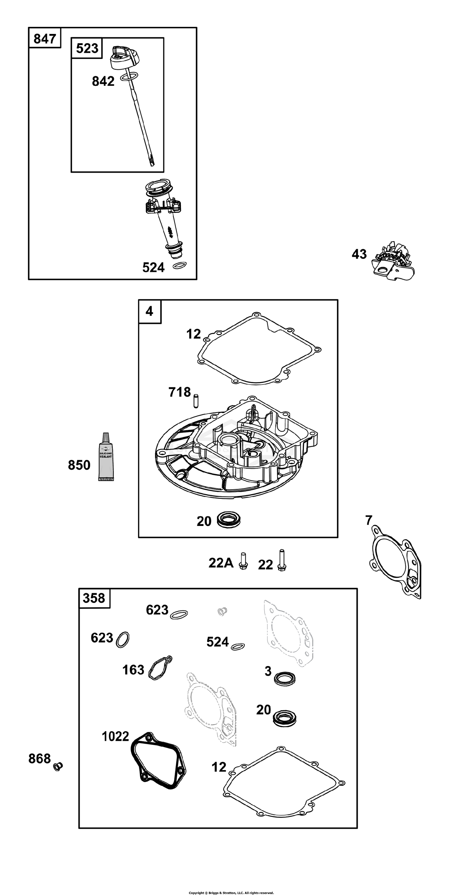 Crankcase Cover/Sump and Lubrication Group