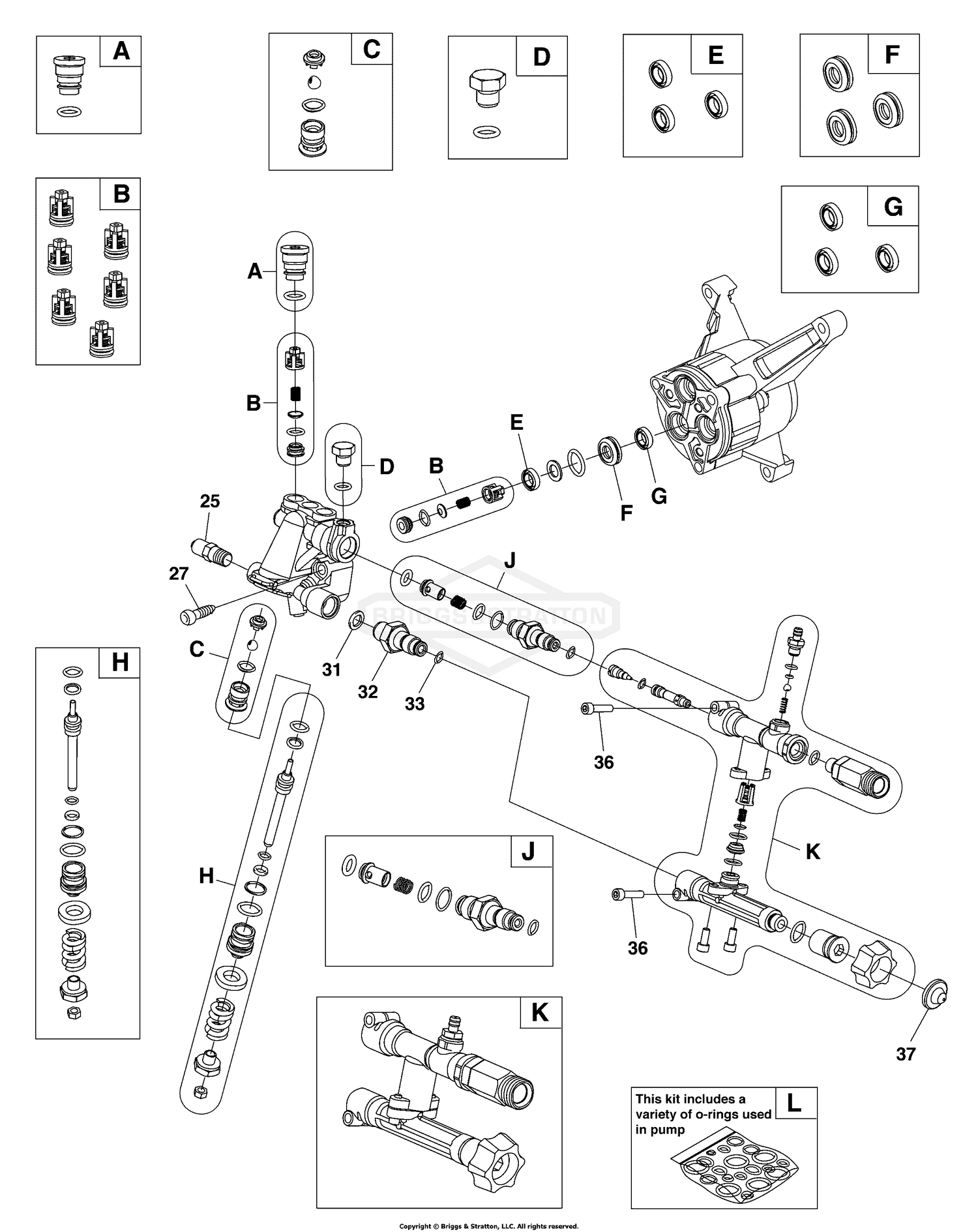 Briggs and Stratton Power Products 020570-01 - 3,000 PSI Power Flow Plus,  Briggs & Stratton Parts Diagram for Power Flow (80005712)