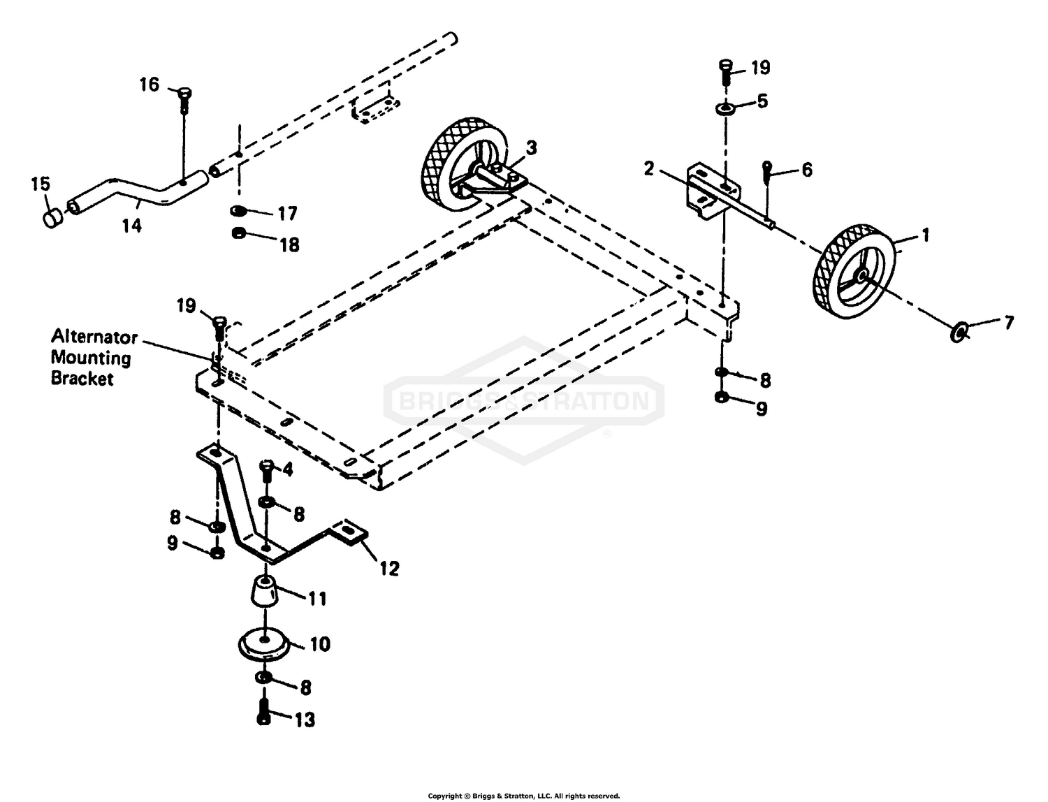 Wheel Kit With Pie Frame No. 44637