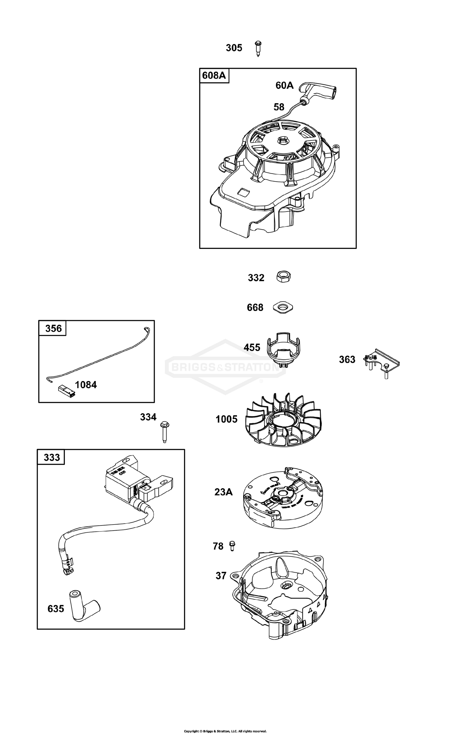 Flywheel, Ignition, and Starter Group