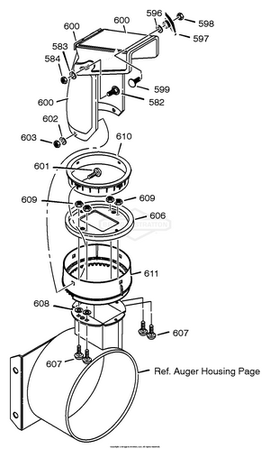 624808x4C Murray - Dual Stage Snow Thrower (2001) - PartsWarehouse
