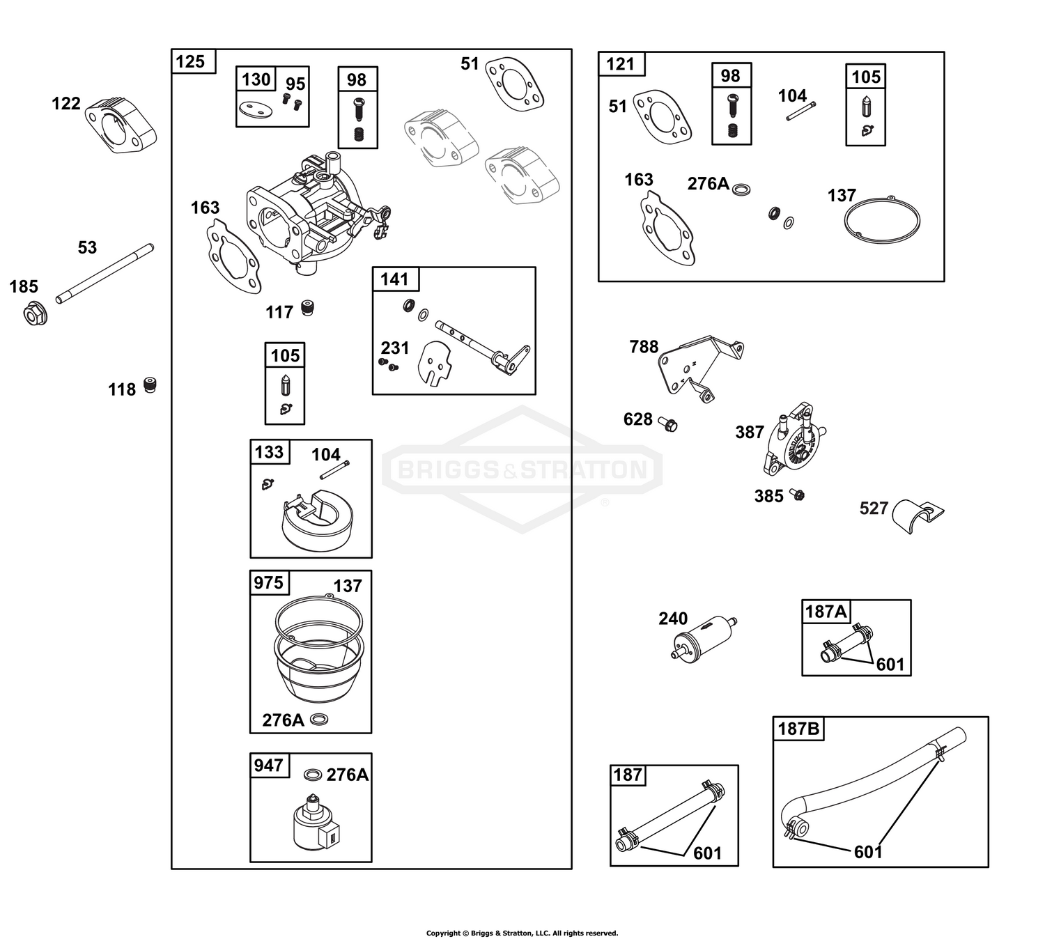 Carburetor and Fuel Supply Group