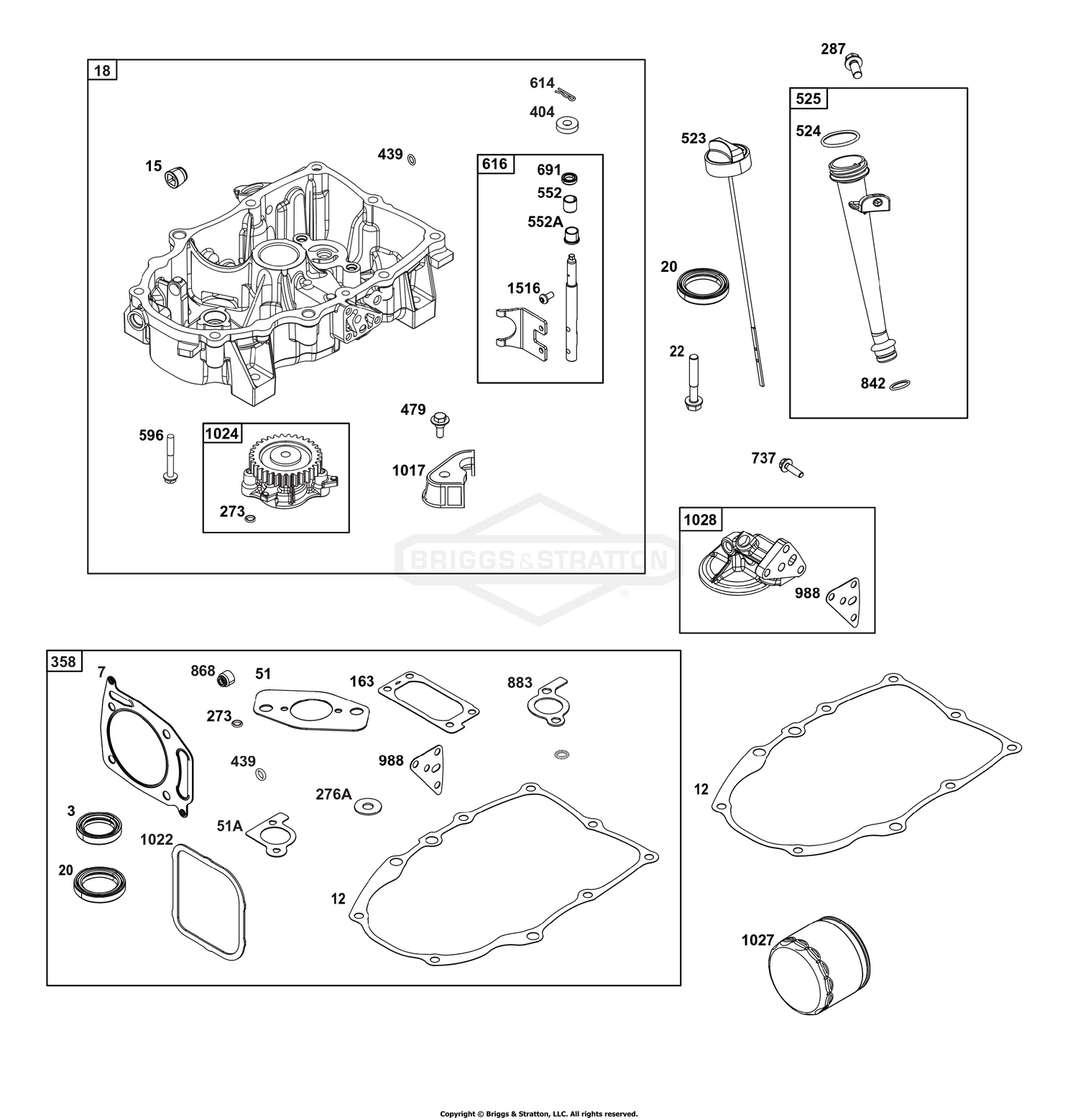 Crankcase Cover/Sump Group