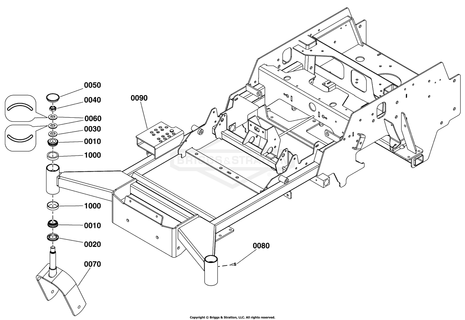 Main Frame and Front Casters Group