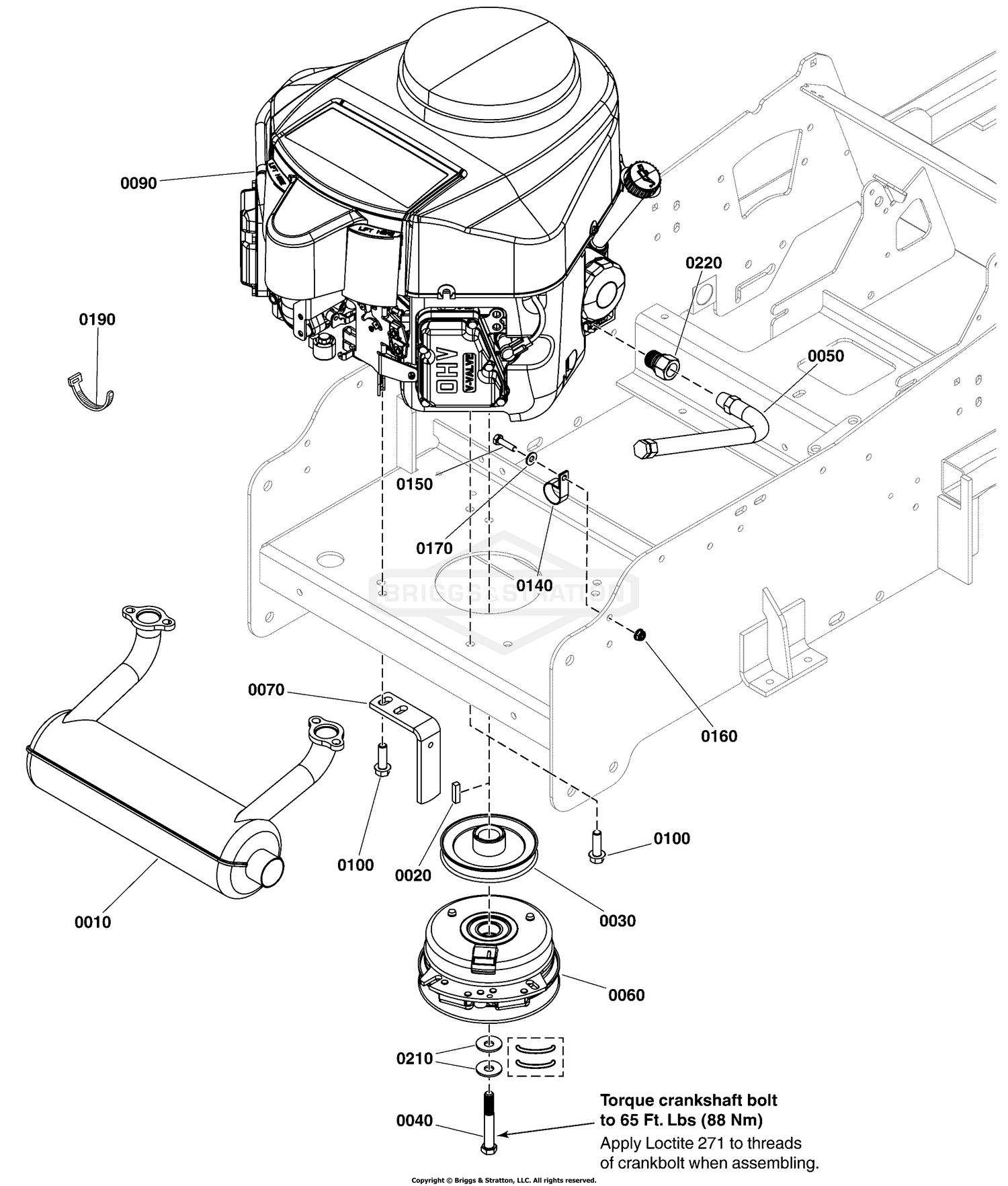 Engine & PTO Group - Kawasaki FR651