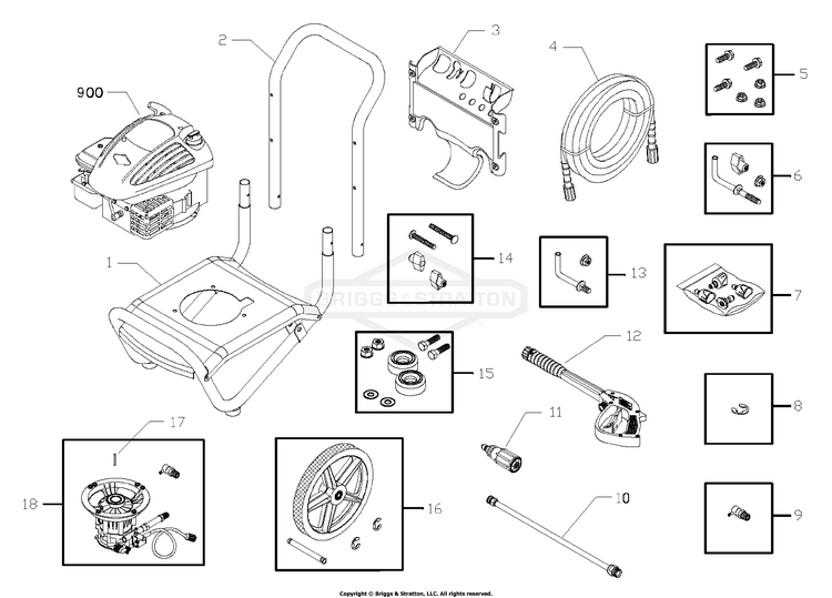 Briggs & Stratton 0202451 2,200 PSI TroyBilt PartsWarehouse
