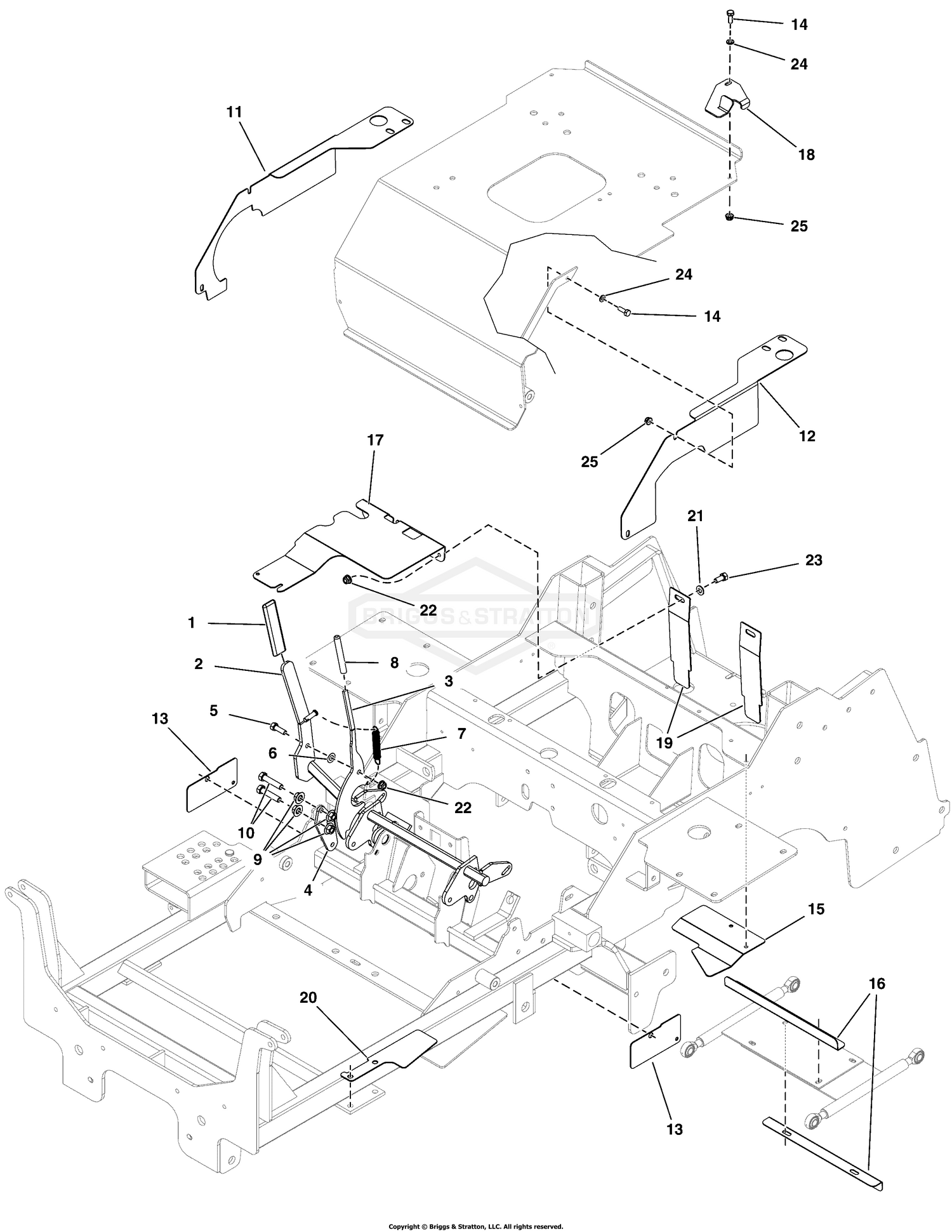 CE Guarding - Engine Compartment & Parking Brake