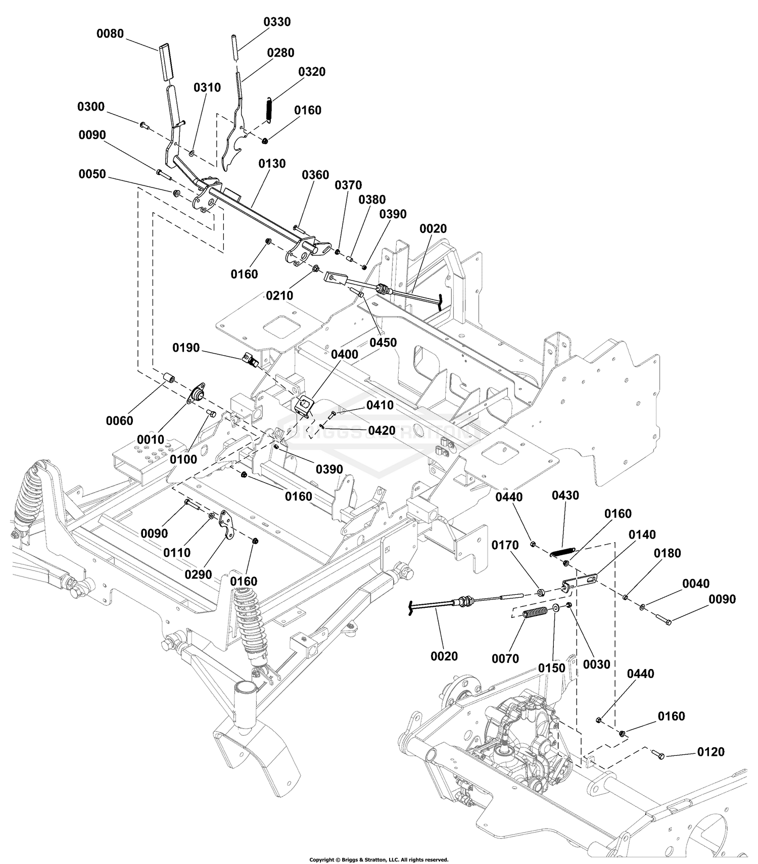 Parking Brake Group - S/N: 4002390572 and Below