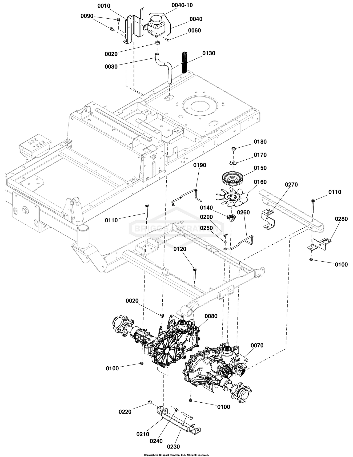 Hydraulic Group - Export - S/N: 4000034139 & Above