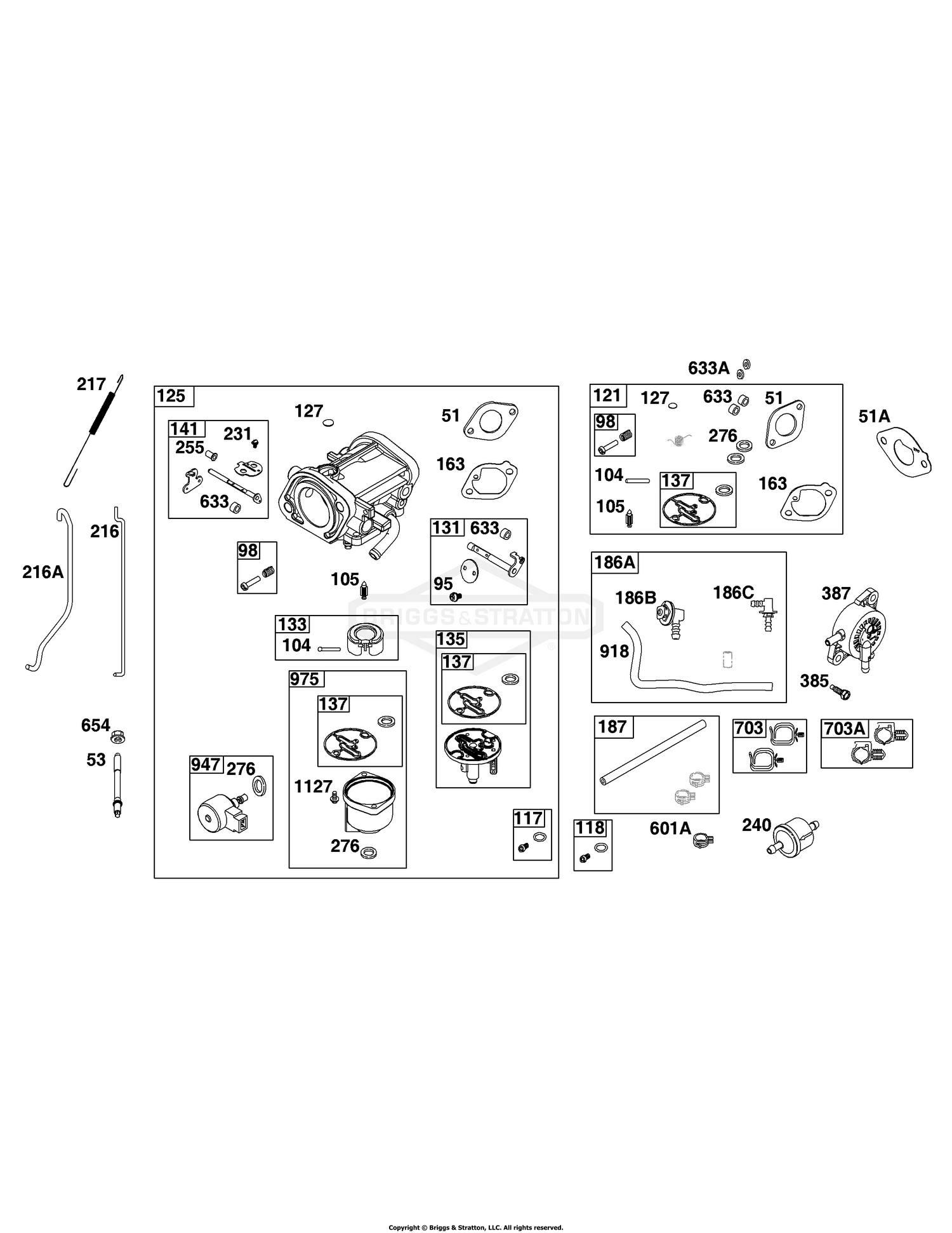 Carburetor and Fuel Supply Group