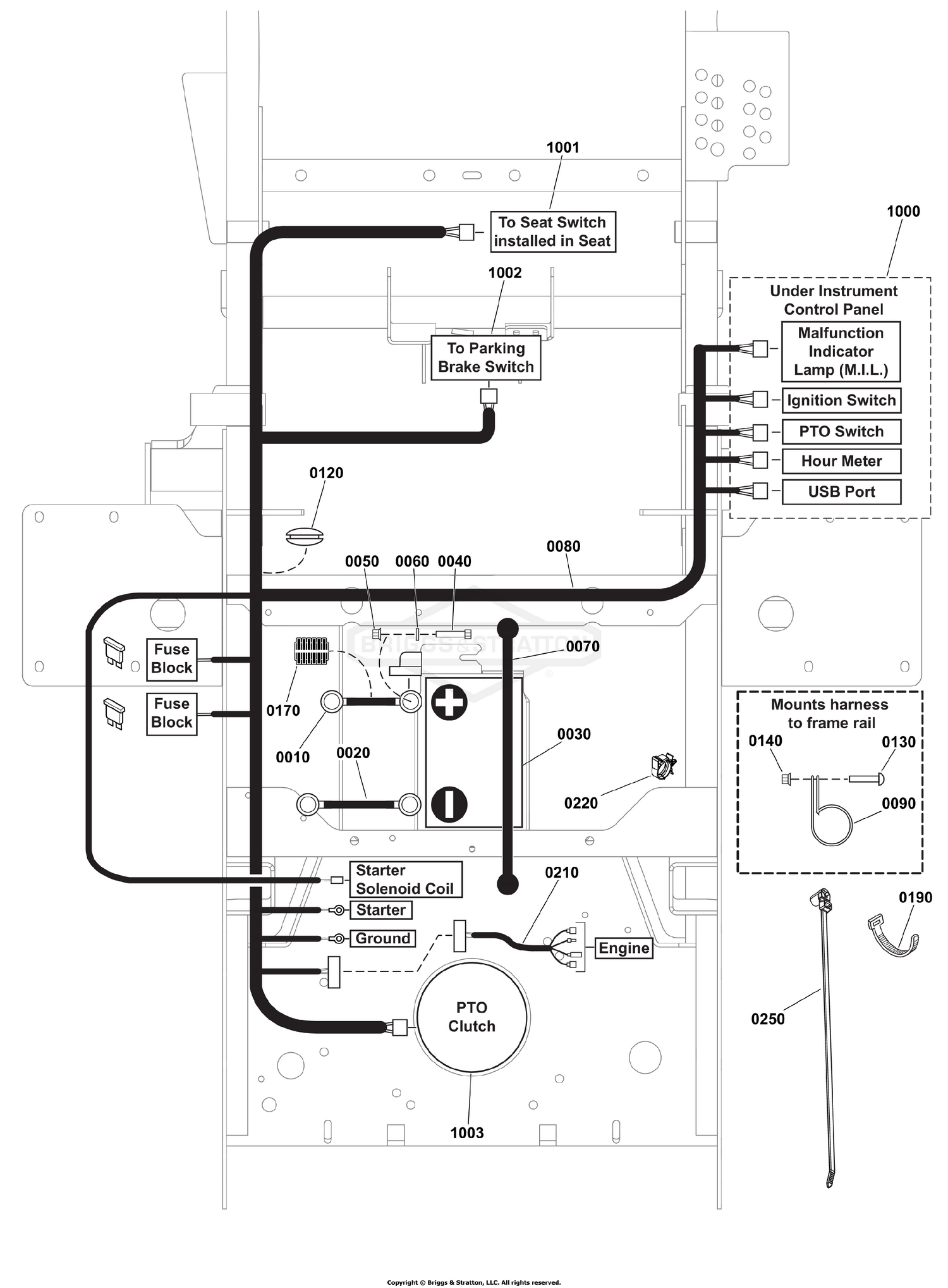 Electrical Group - Kawasaki Engines S/N: 4002328397 and Above
