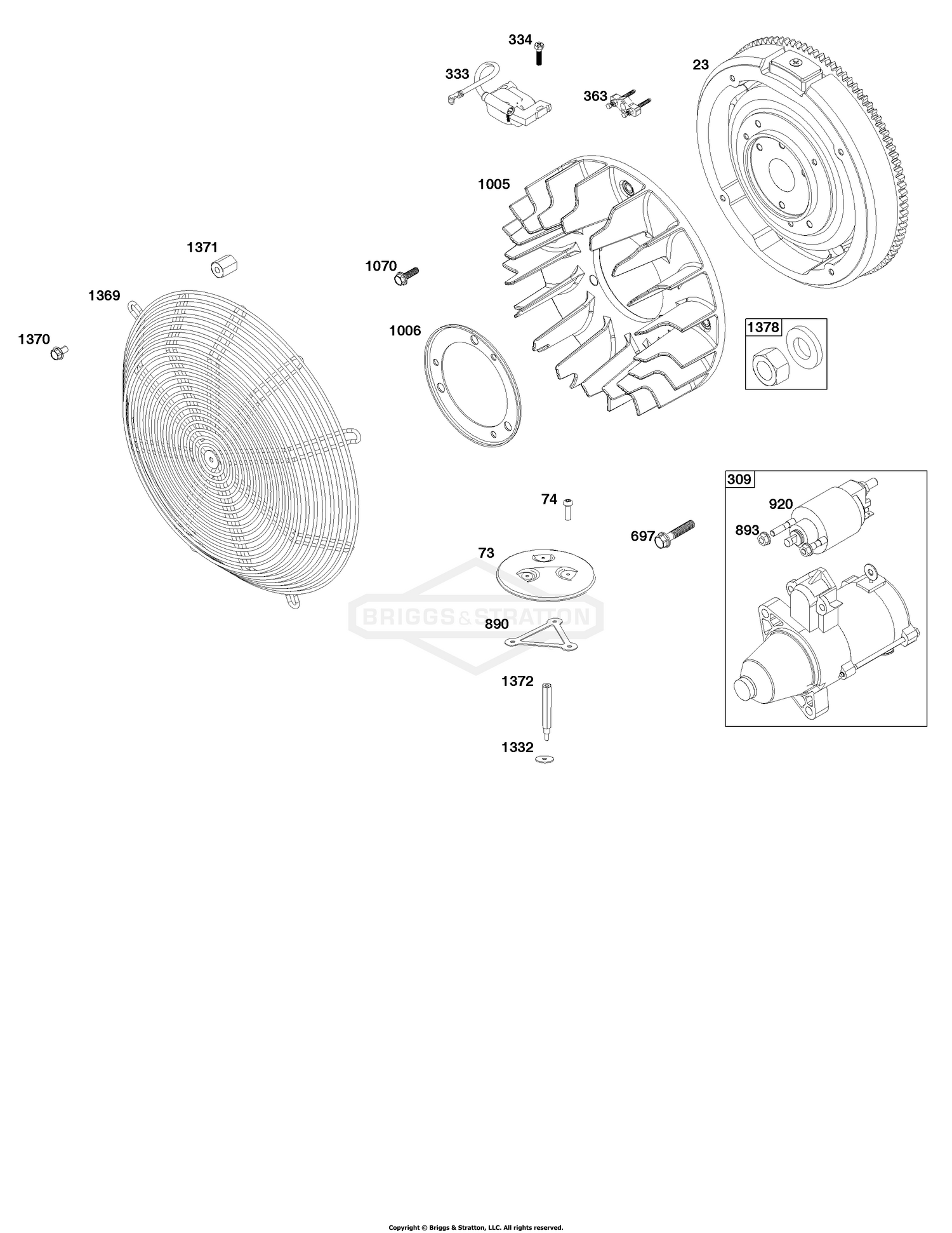Flywheel, Ignition, and Starter Group