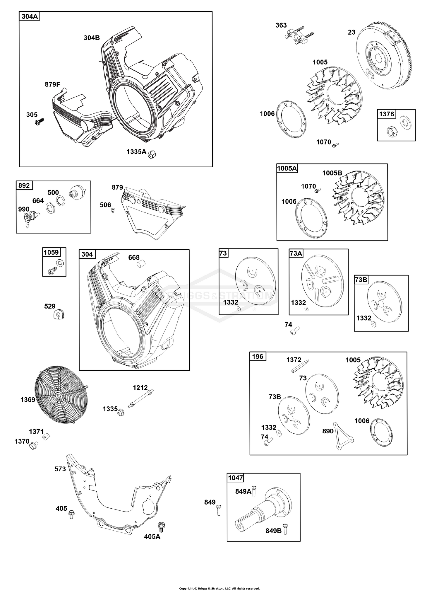 Blower Housings, Rotating Screens, Stub Shafts