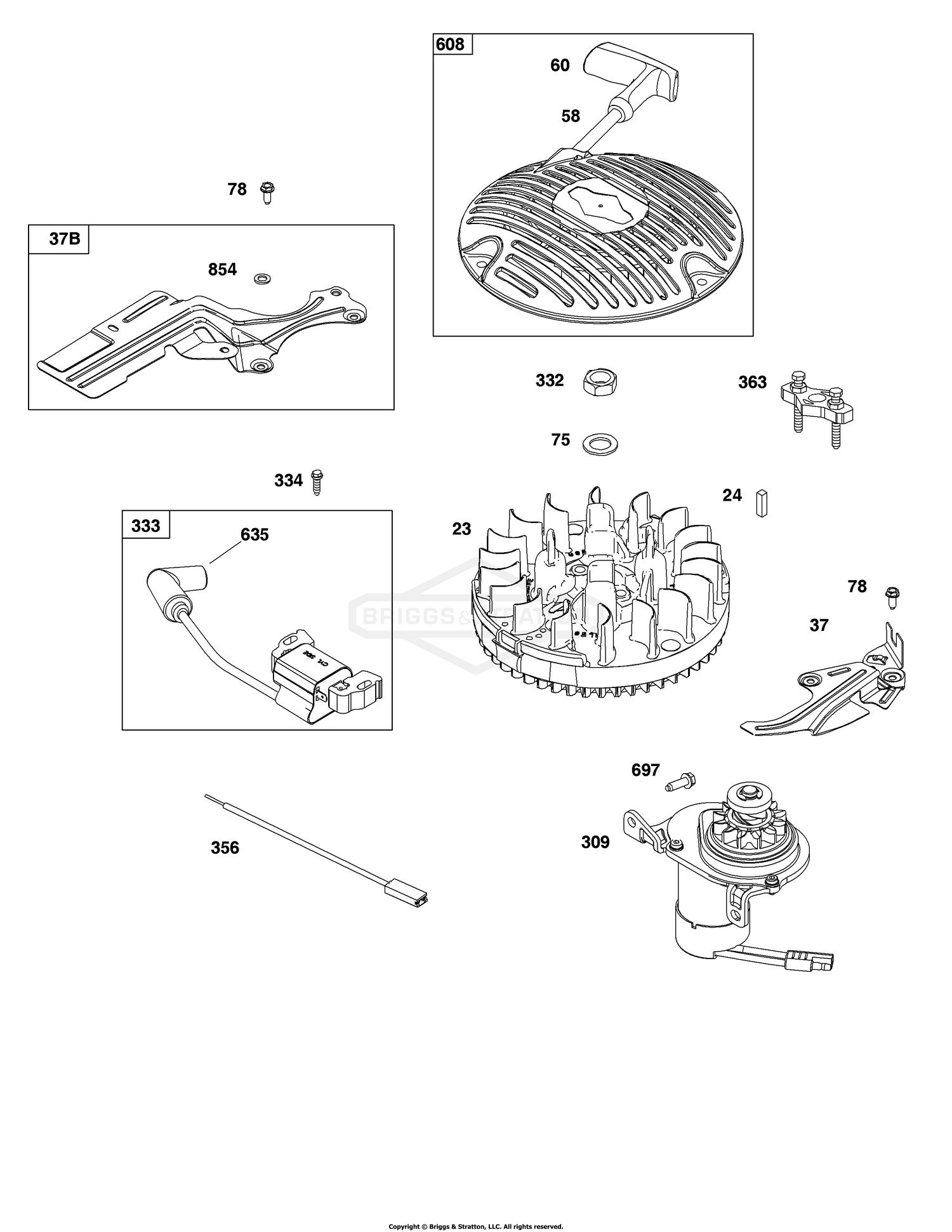 Flywheel, Ignition,and Starter Group