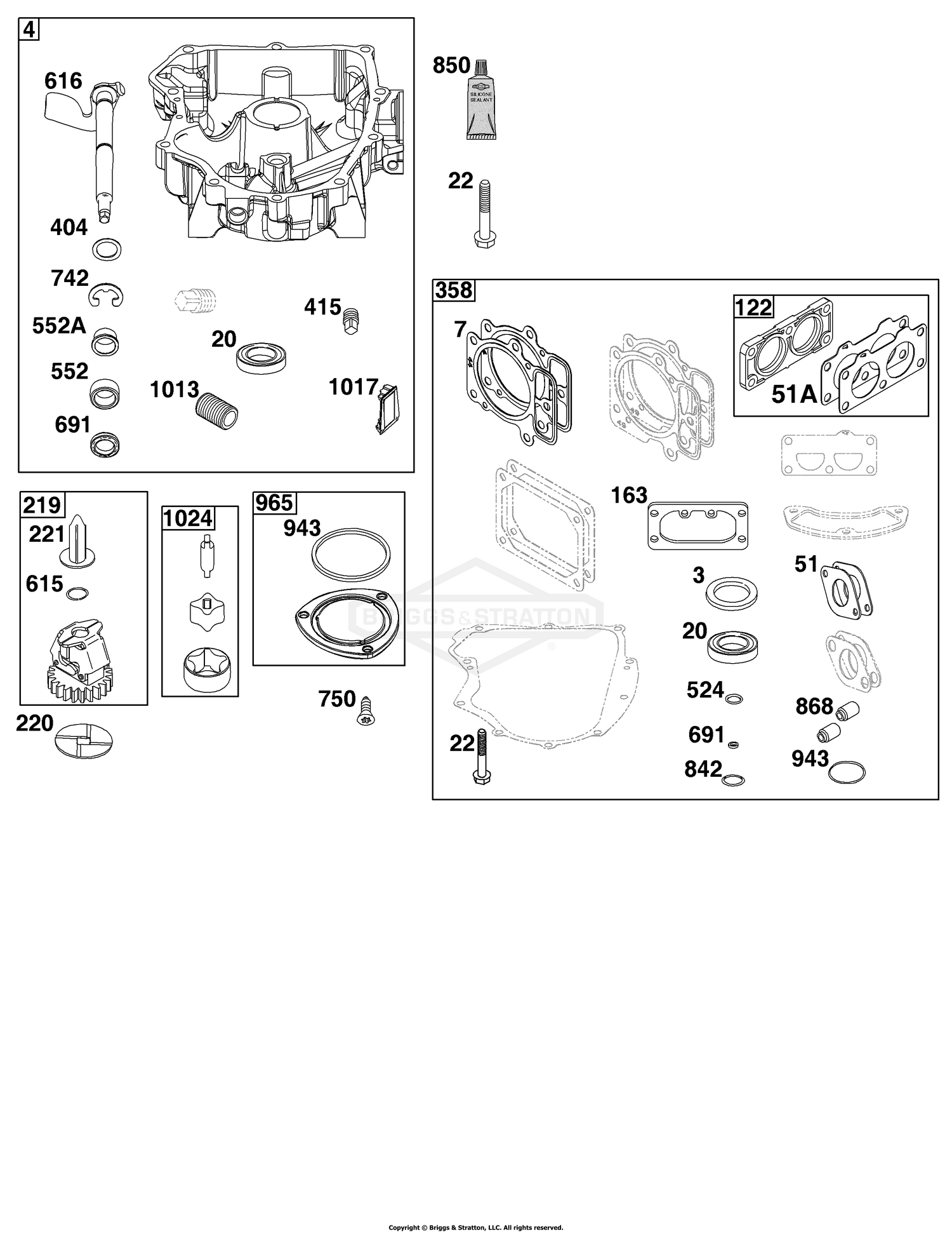 Crankcase Cover/Sump Group