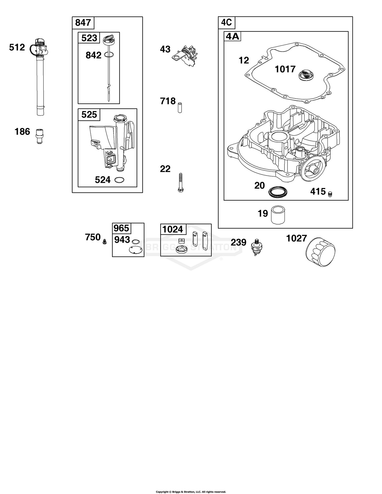 Crankcase Cover/Sump and Lubrication Group
