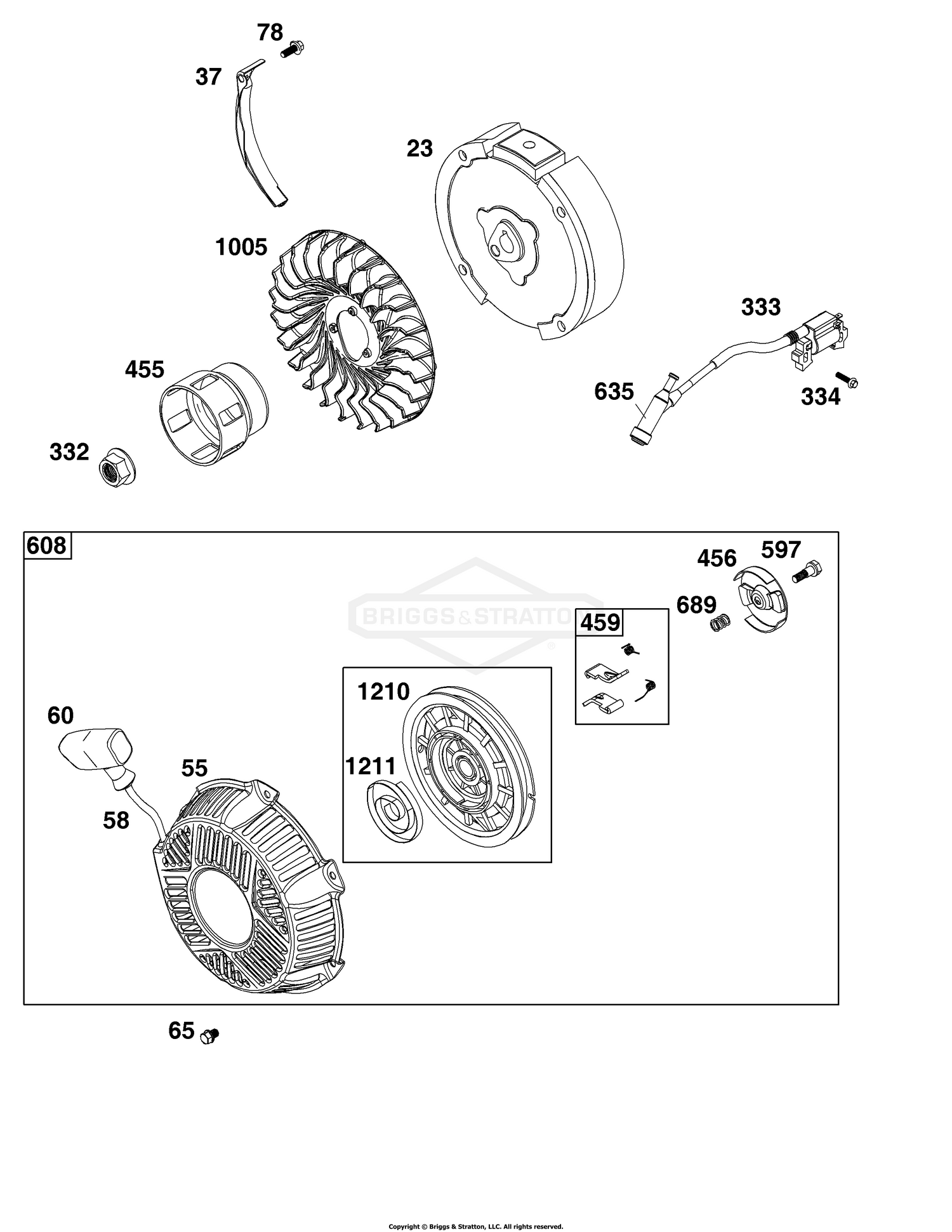 Flywheel, Ignition, and Starter Group